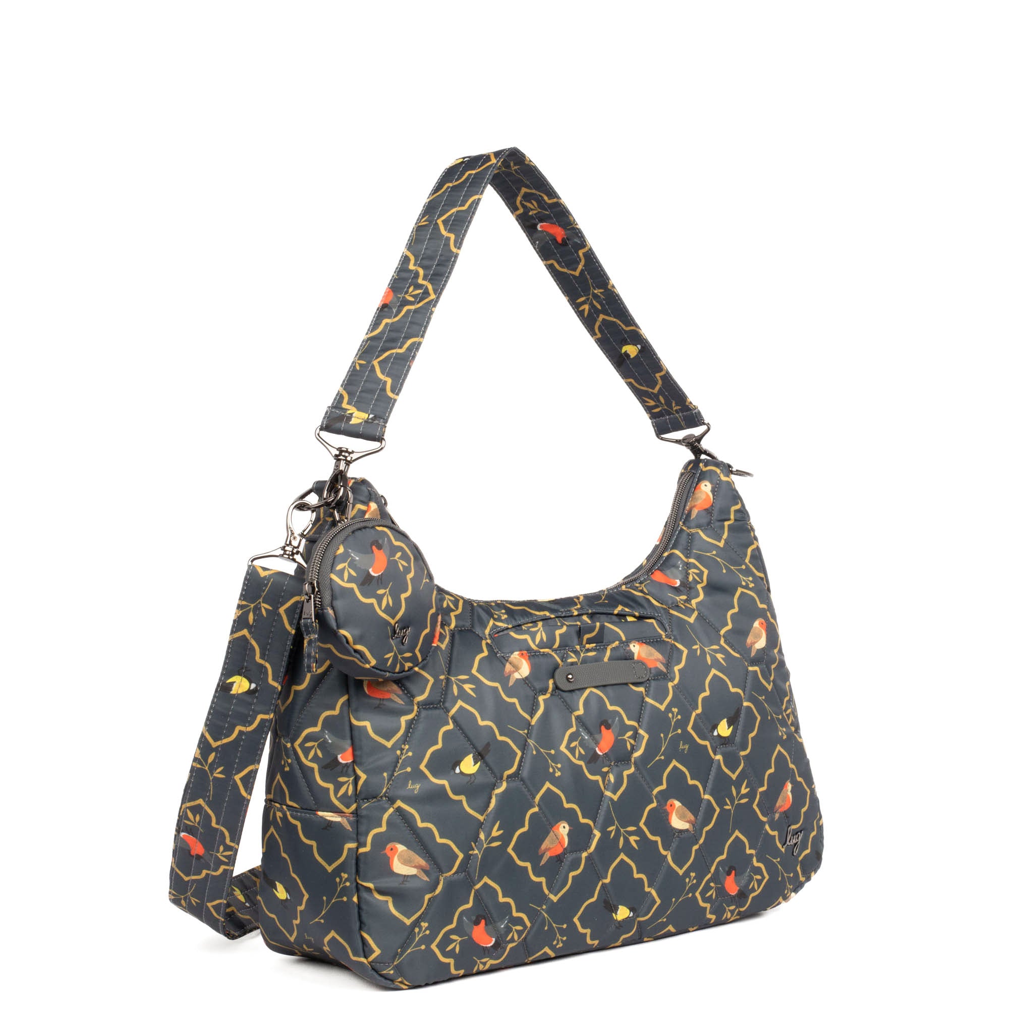 Winger 2pc Hobo Bag - - Winger_SongbirdsGrey_01