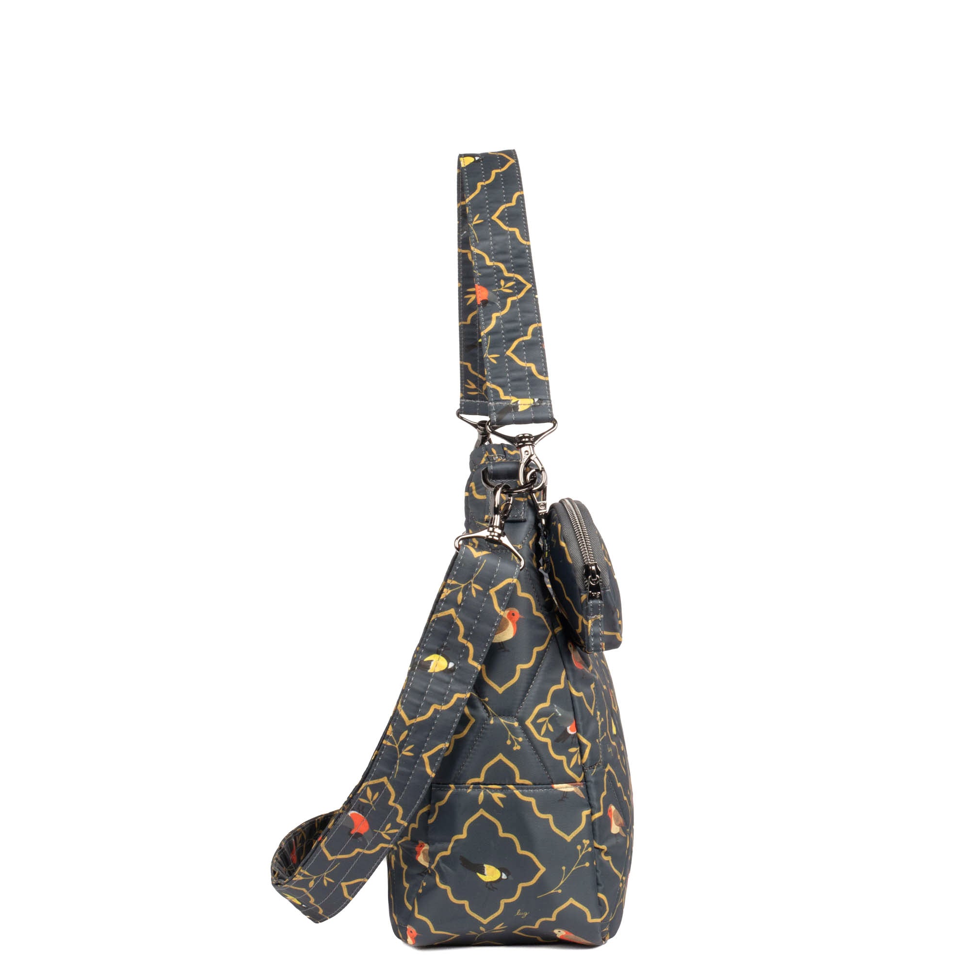 Winger 2pc Hobo Bag - SONGBIRDS GREY - Winger_SongbirdsGrey_03