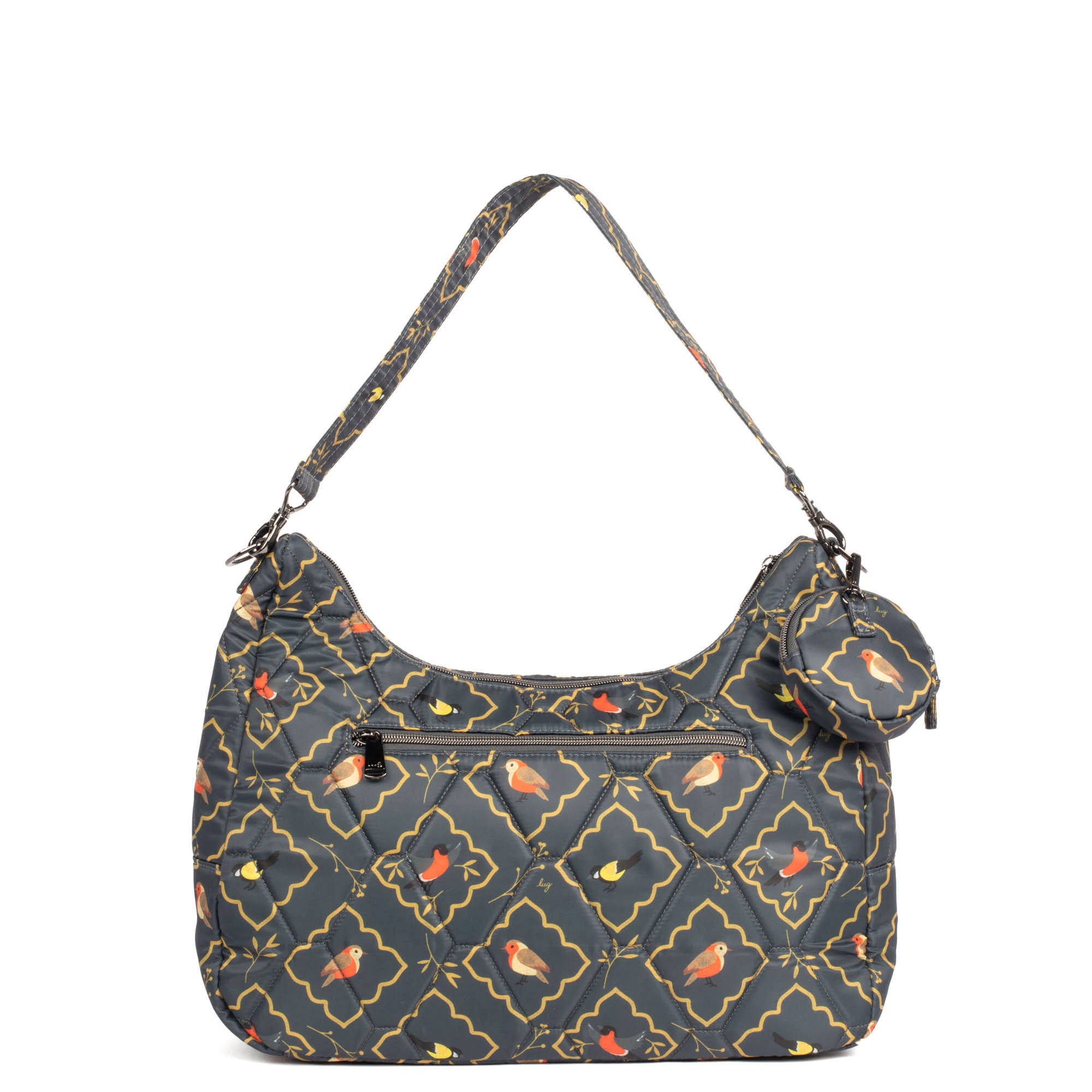 Winger 2pc Hobo Bag - SONGBIRDS GREY - Winger_SongbirdsGrey_04