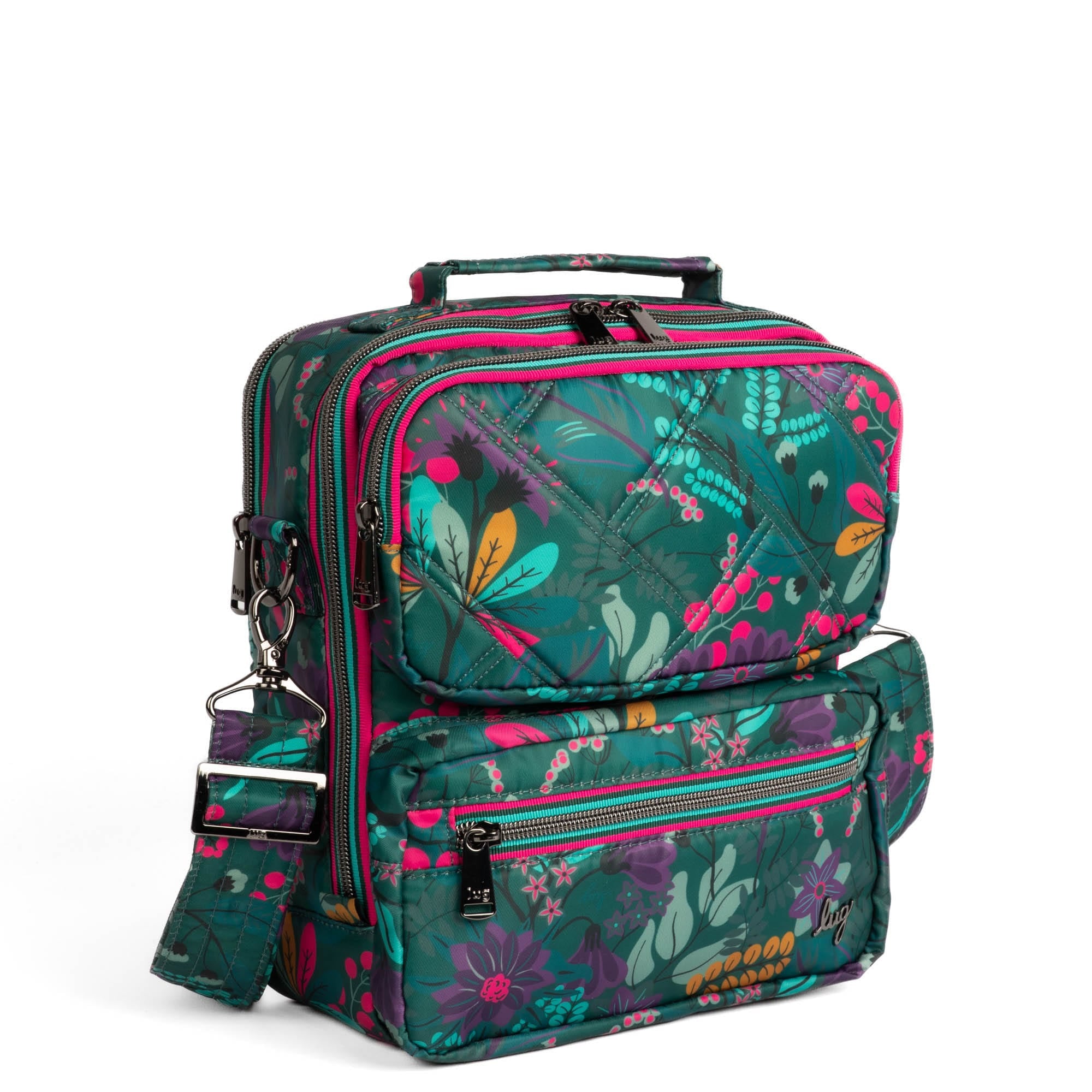 Wrangler Crossbody Bag - EVERMORE FLORA GREEN - Wrangler_EvermoreFloraGreen_02