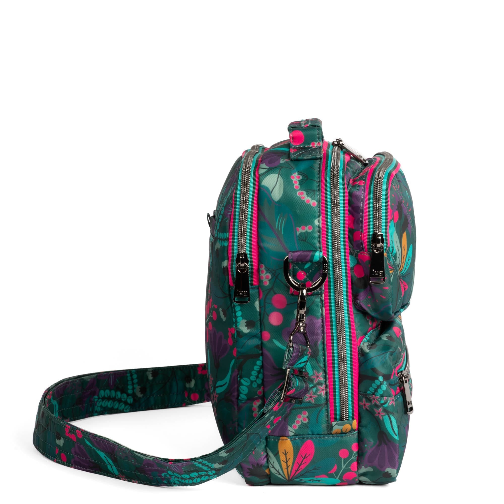 Wrangler Crossbody Bag - EVERMORE FLORA GREEN - Wrangler_EvermoreFloraGreen_03