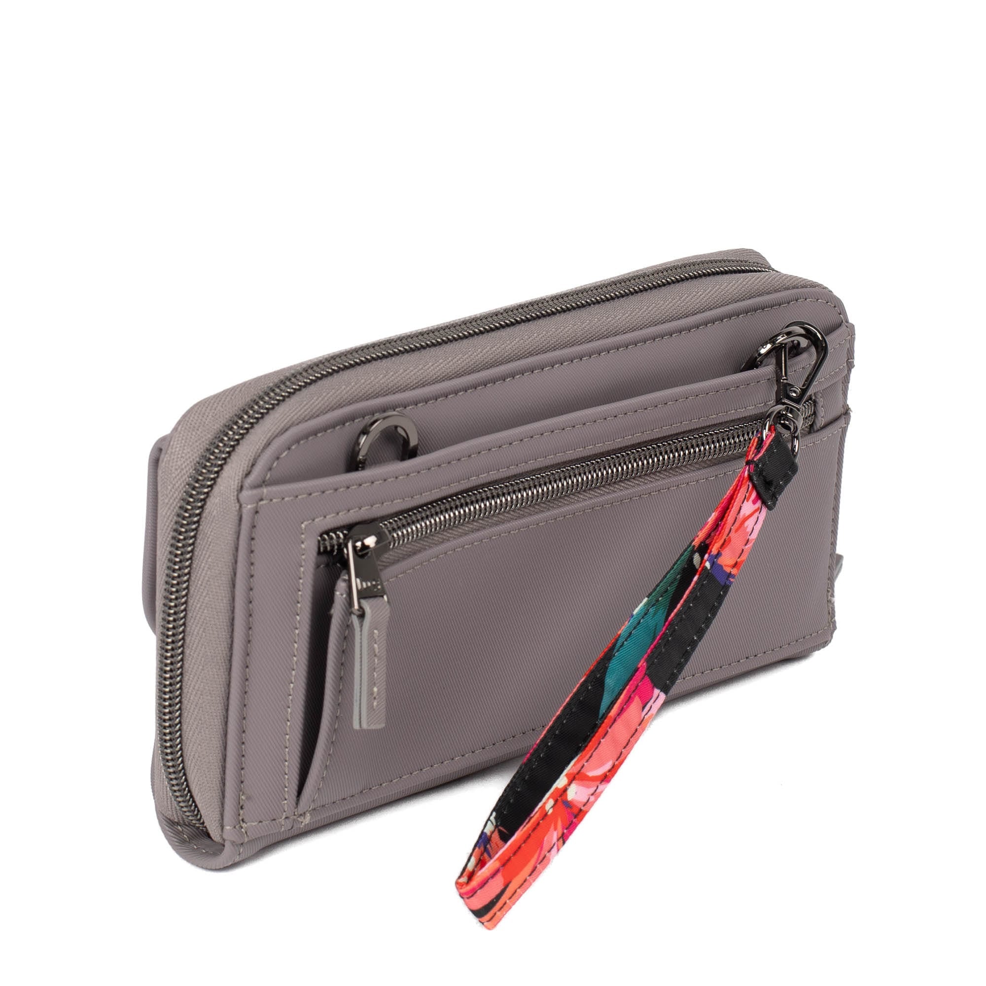 Loop Dee Loo Wristlet Strap - - WristStraps_PomPomFloralBlack_01