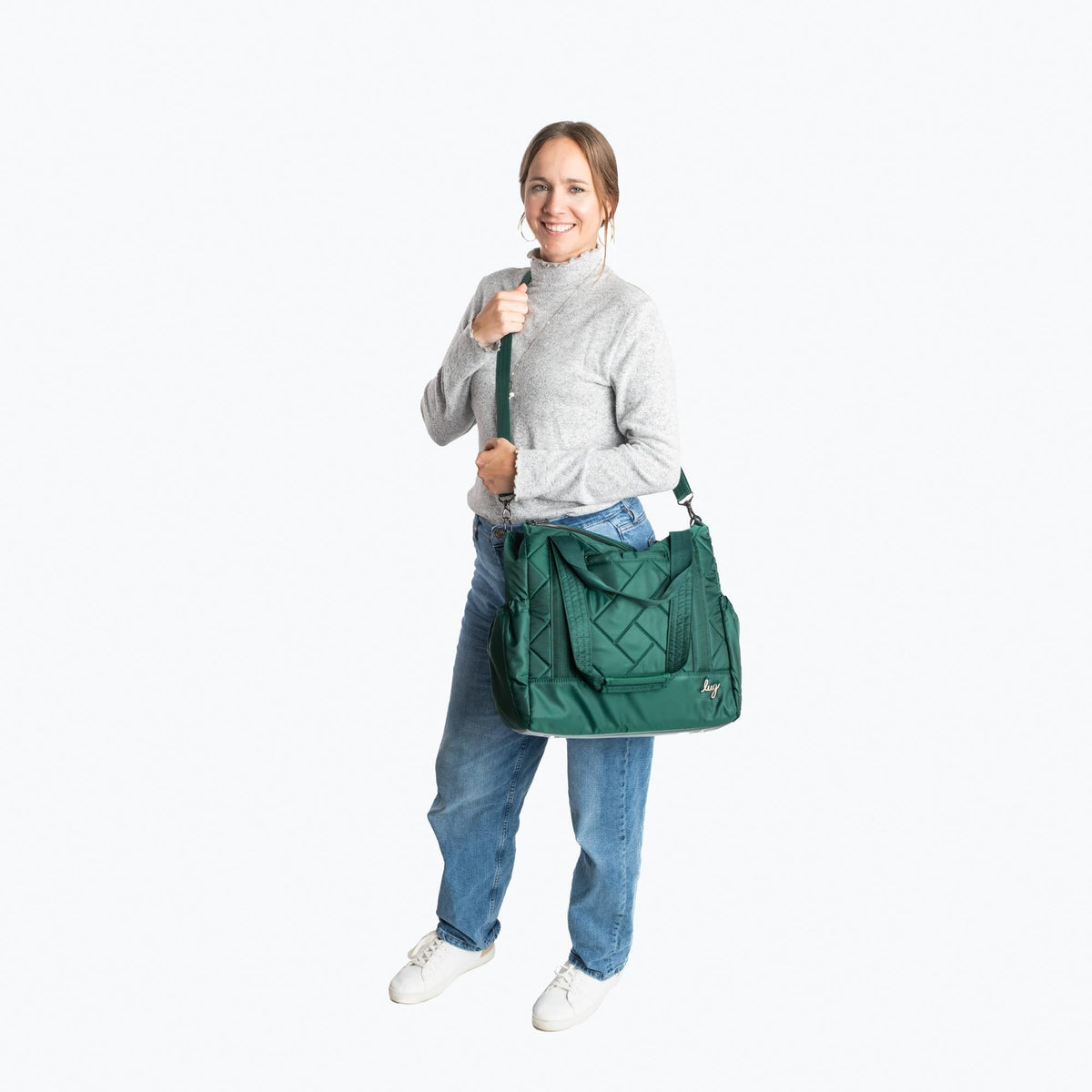 Yacht Carry-All Zip-Top Tote - - YachtZipTop_BagProportions_01
