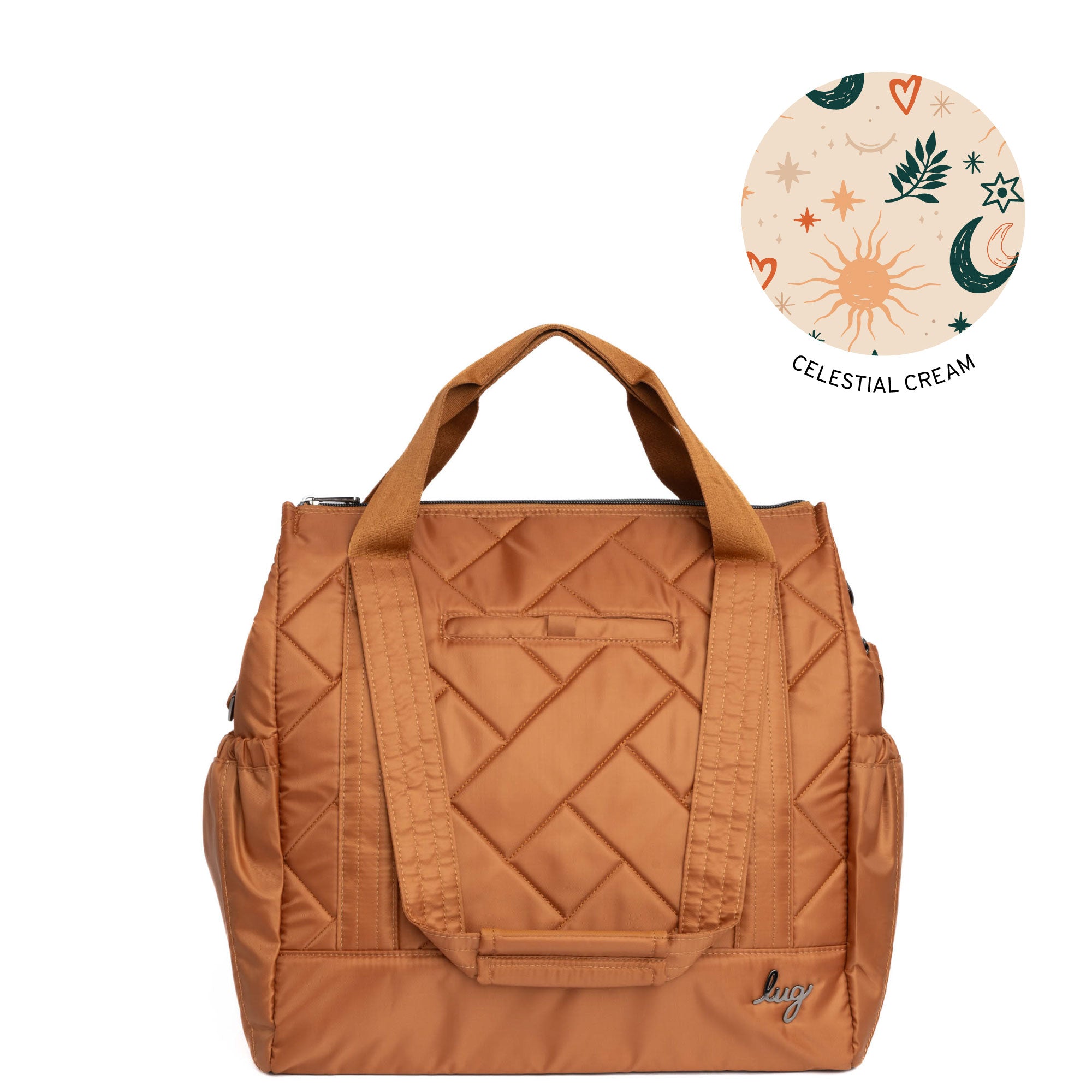 Yacht Carry-All Zip-Top Tote - CAPPUCCINO - YachtZipTop_Cappuccino