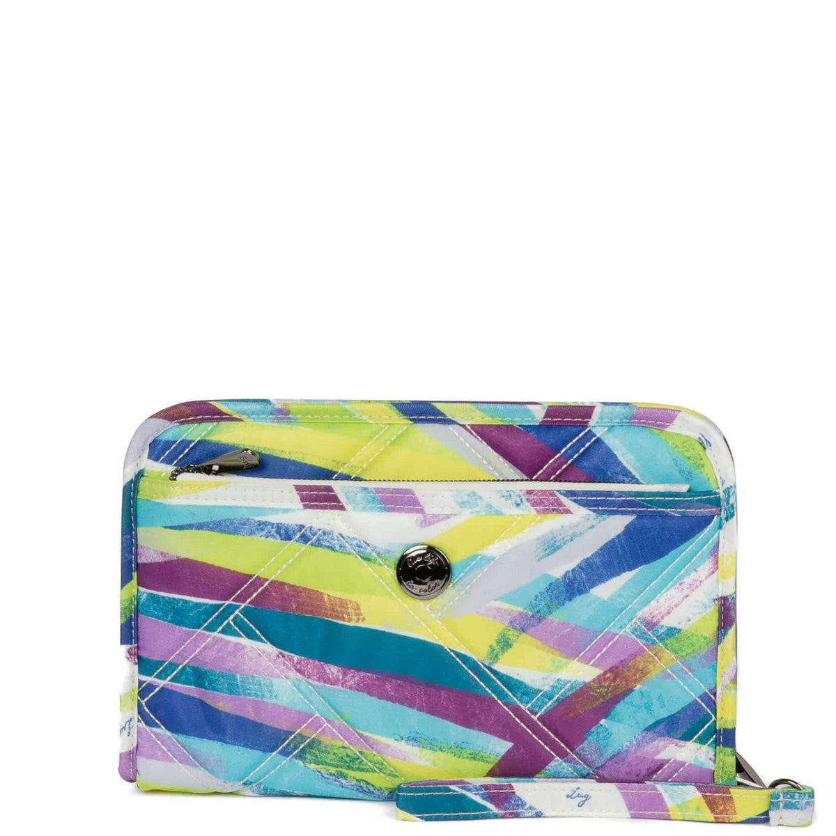 Zeppelin 2 RFID Wristlet Wallet - BRUSHSTROKES MULTI - Zeppelin_BrushstrokesMulti_01