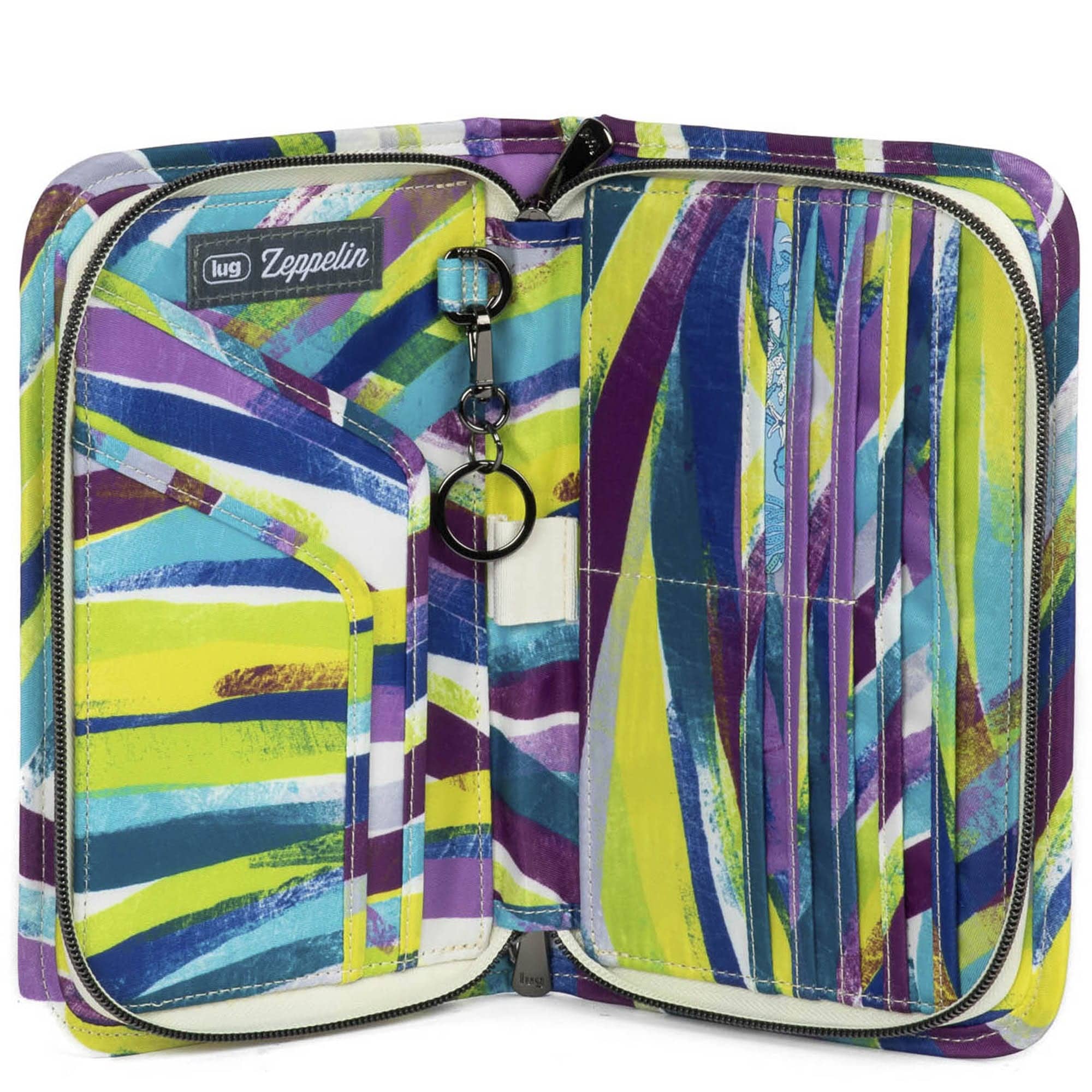 Zeppelin 2 RFID Wristlet Wallet - BRUSHSTROKES MULTI - Zeppelin_BrushstrokesMulti_02