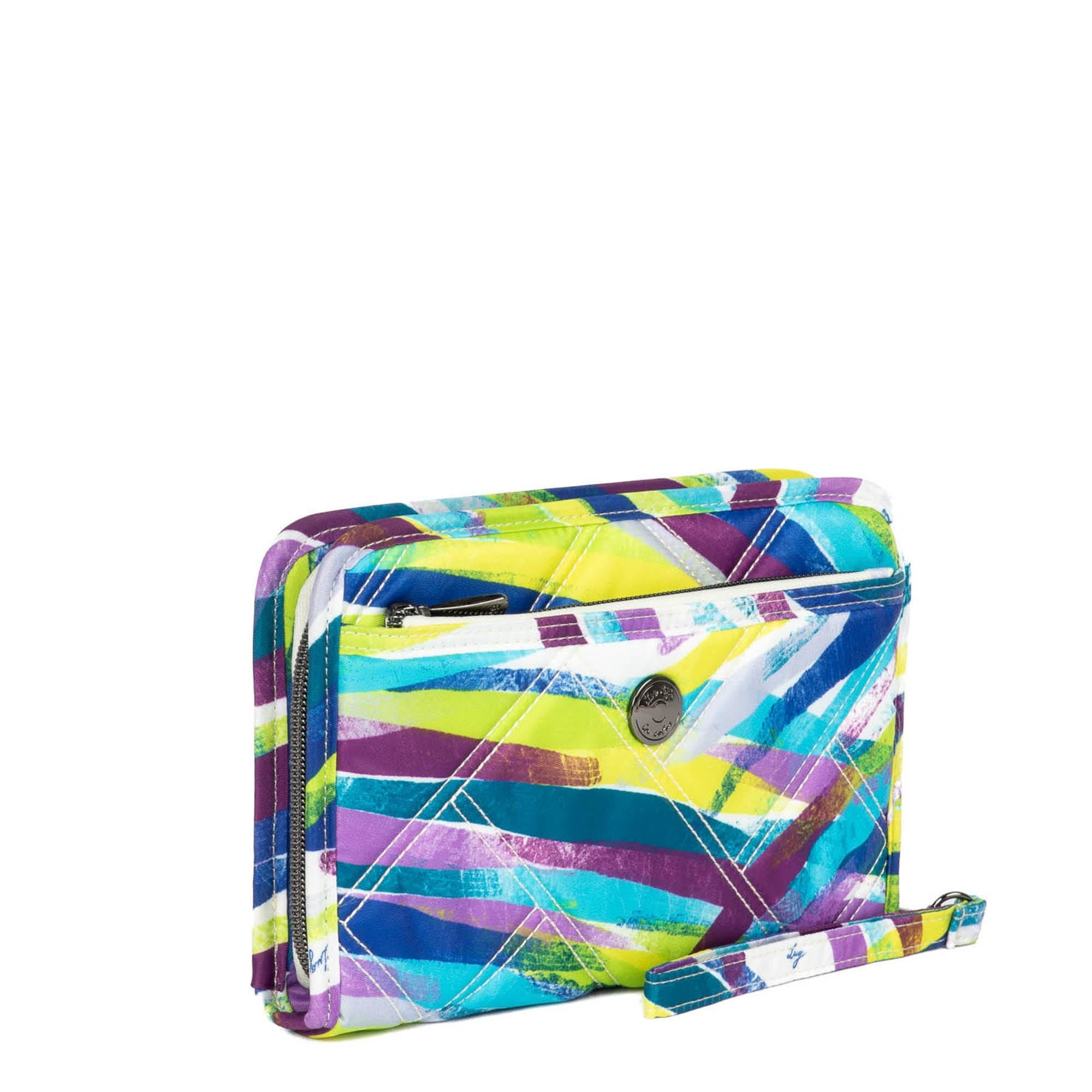 Zeppelin 2 RFID Wristlet Wallet - BRUSHSTROKES MULTI - Zeppelin_BrushstrokesMulti_03