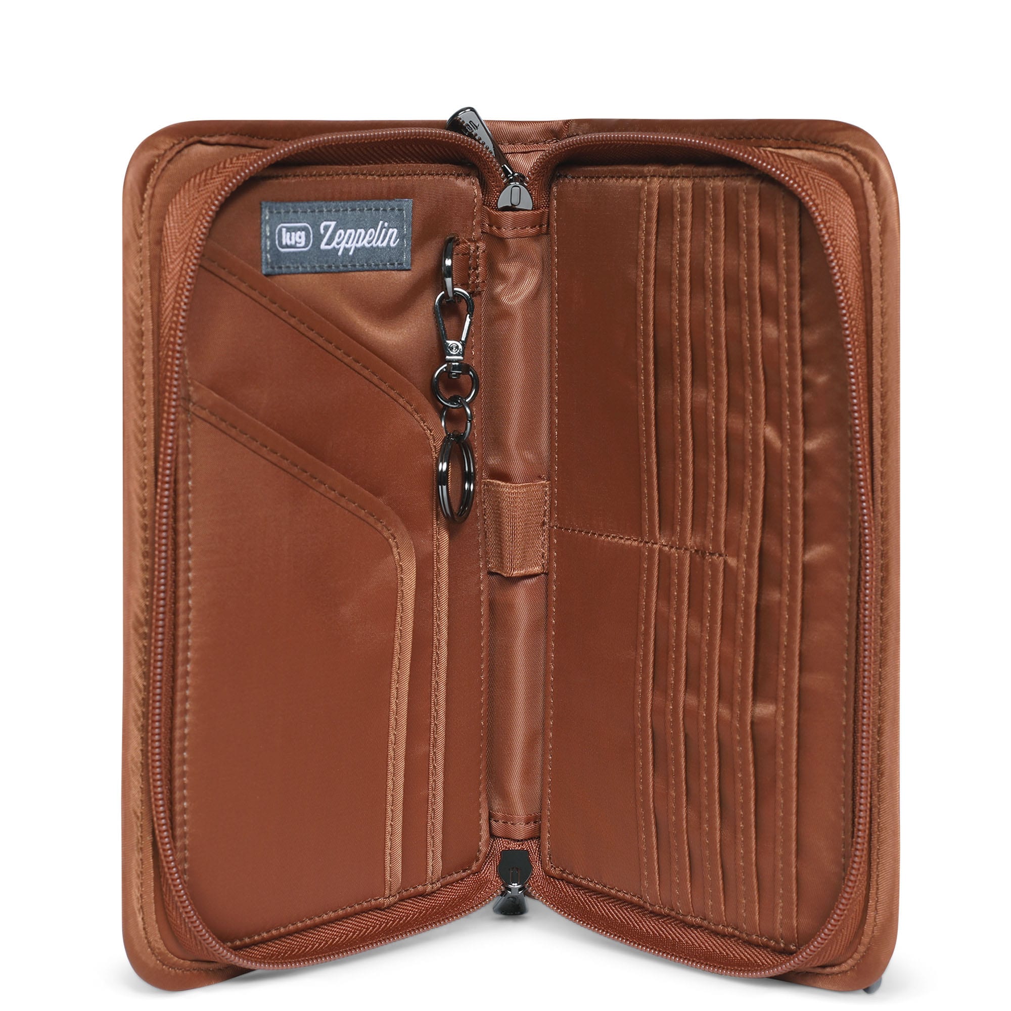 Zeppelin RFID Wristlet Wallet - COPPER BROWN - Zeppelin_COPPER_BROWN_05