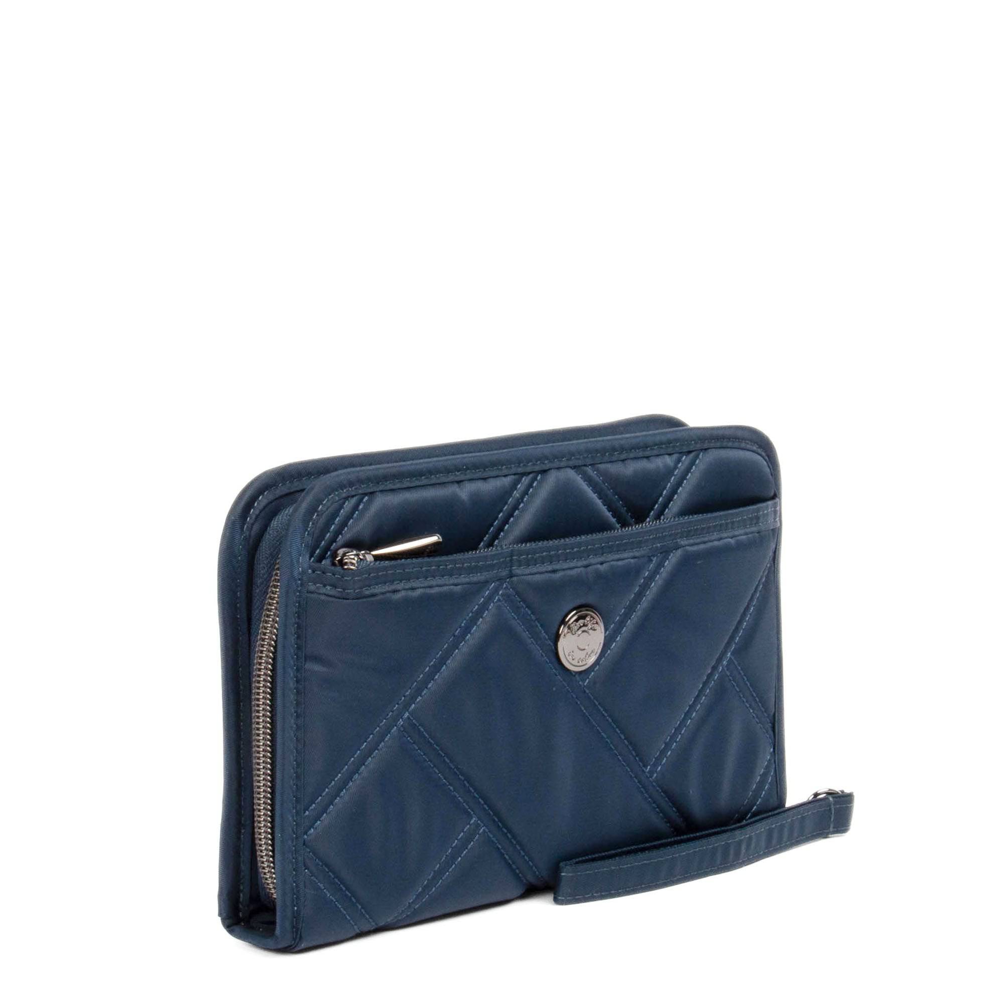 Zeppelin 2 RFID Wristlet Wallet - INDIGO BLUE - Zeppelin_IndigoBlue_02