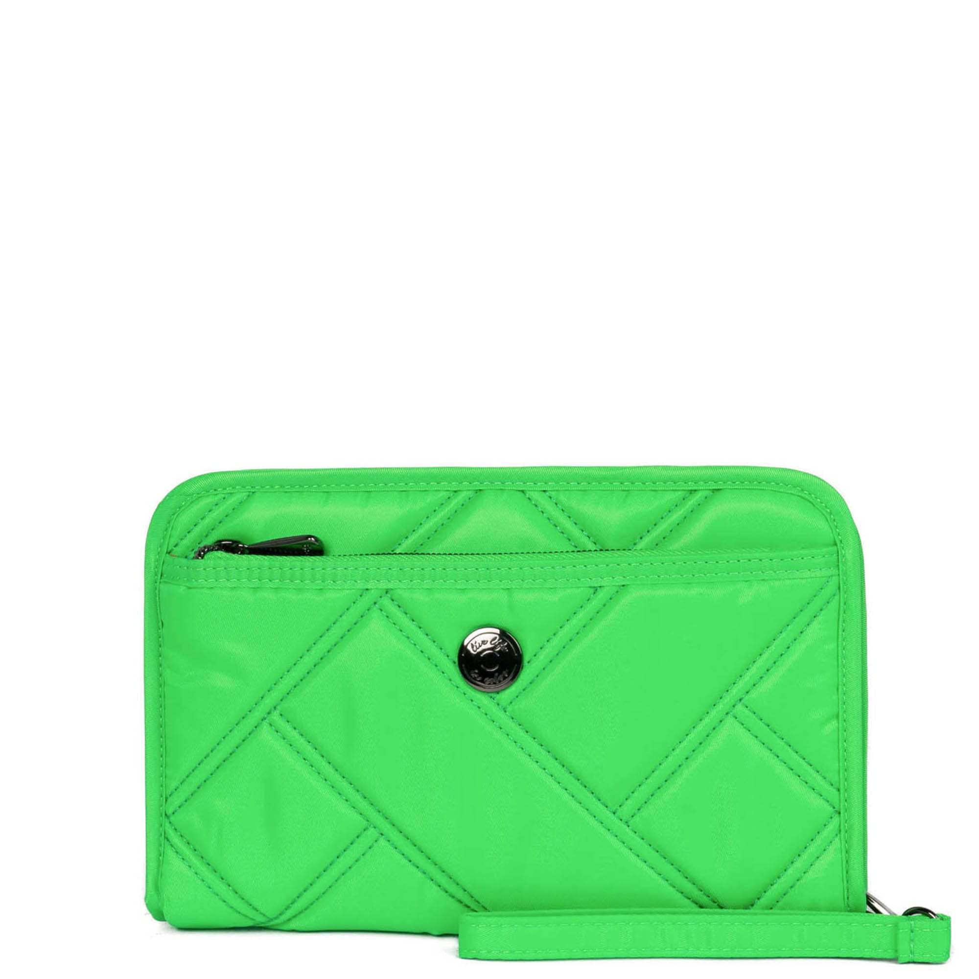 Zeppelin 2 RFID Wristlet Wallet - LIME - Zeppelin_Lime_01