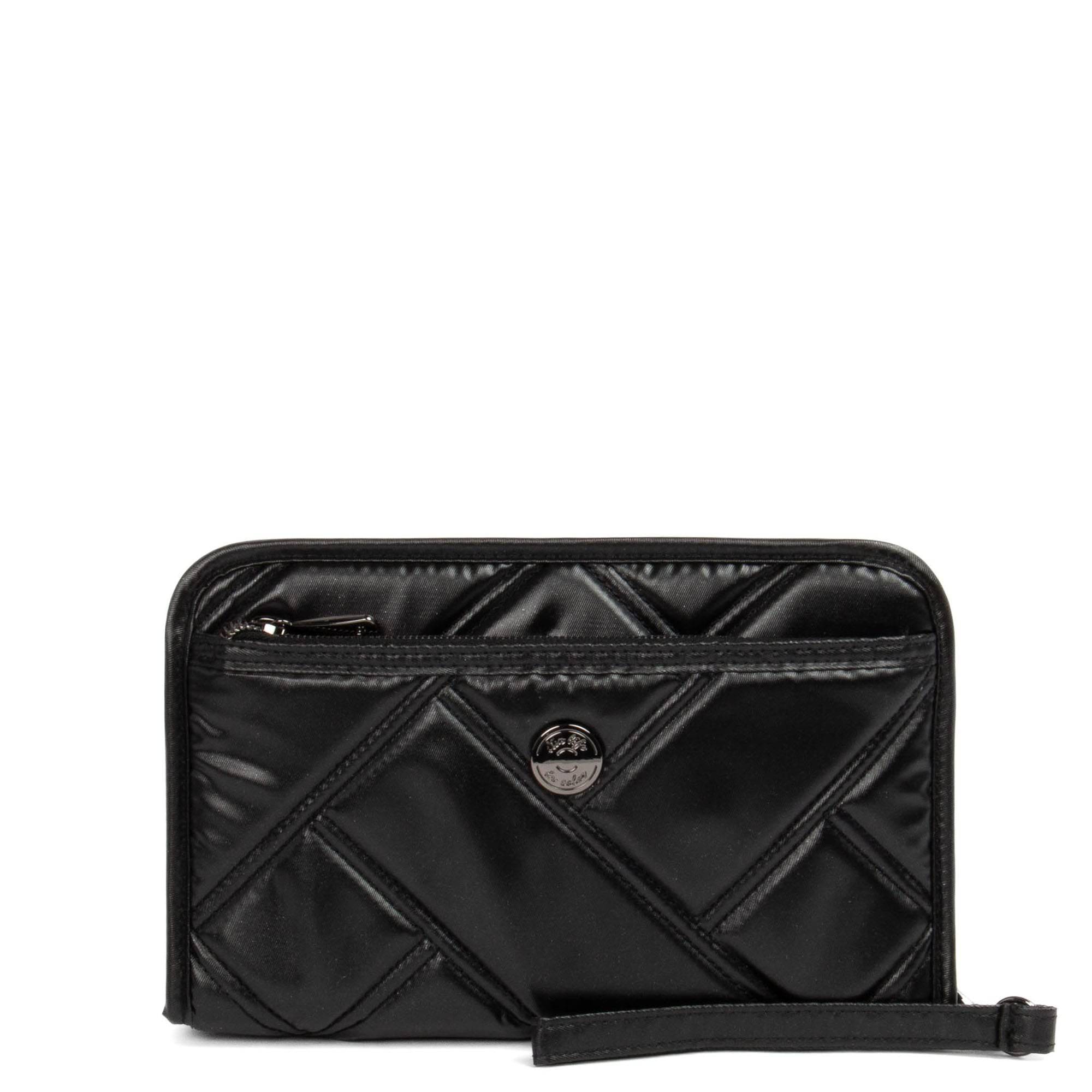 Zeppelin 2 RFID Wristlet Wallet - METALLIC BLACK - Zeppelin_MetallicBlack_01