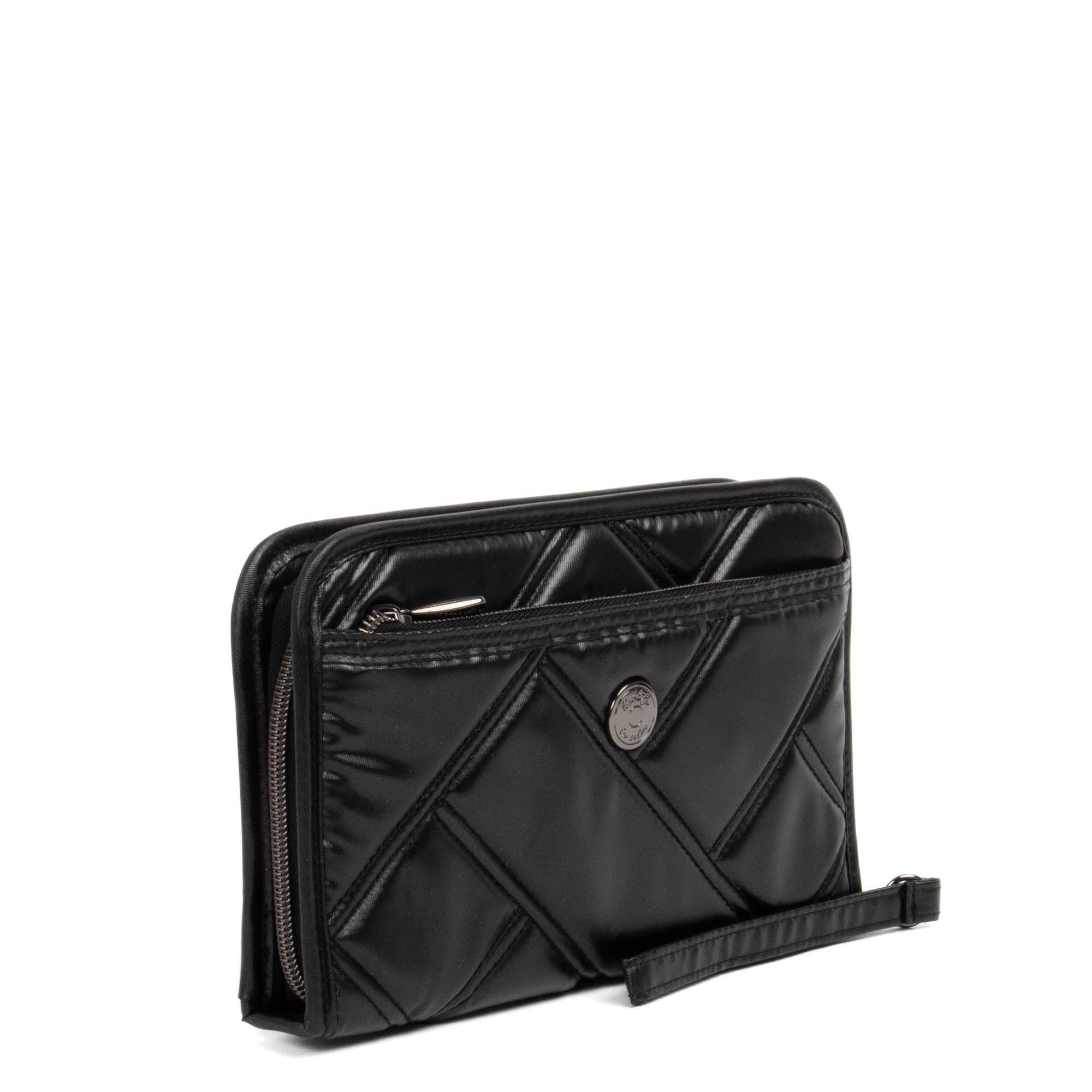 Zeppelin 2 RFID Wristlet Wallet - METALLIC BLACK - Zeppelin_MetallicBlack_02