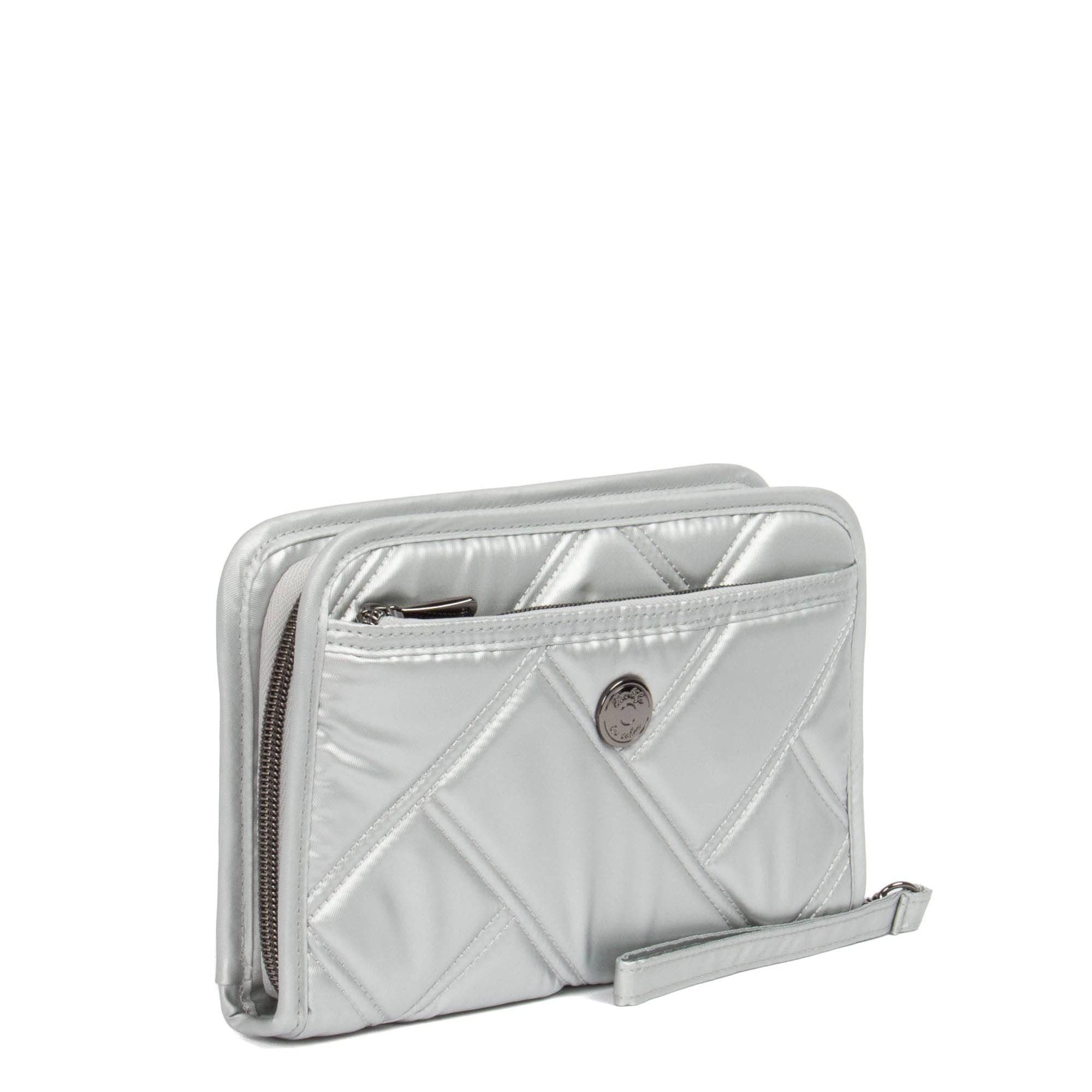 Zeppelin 2 RFID Wristlet Wallet - METALLIC SILVER - Zeppelin_MetallicSilver_02_15d4bacf-fe10-41de-9d6d-9c7ee4ae19ff