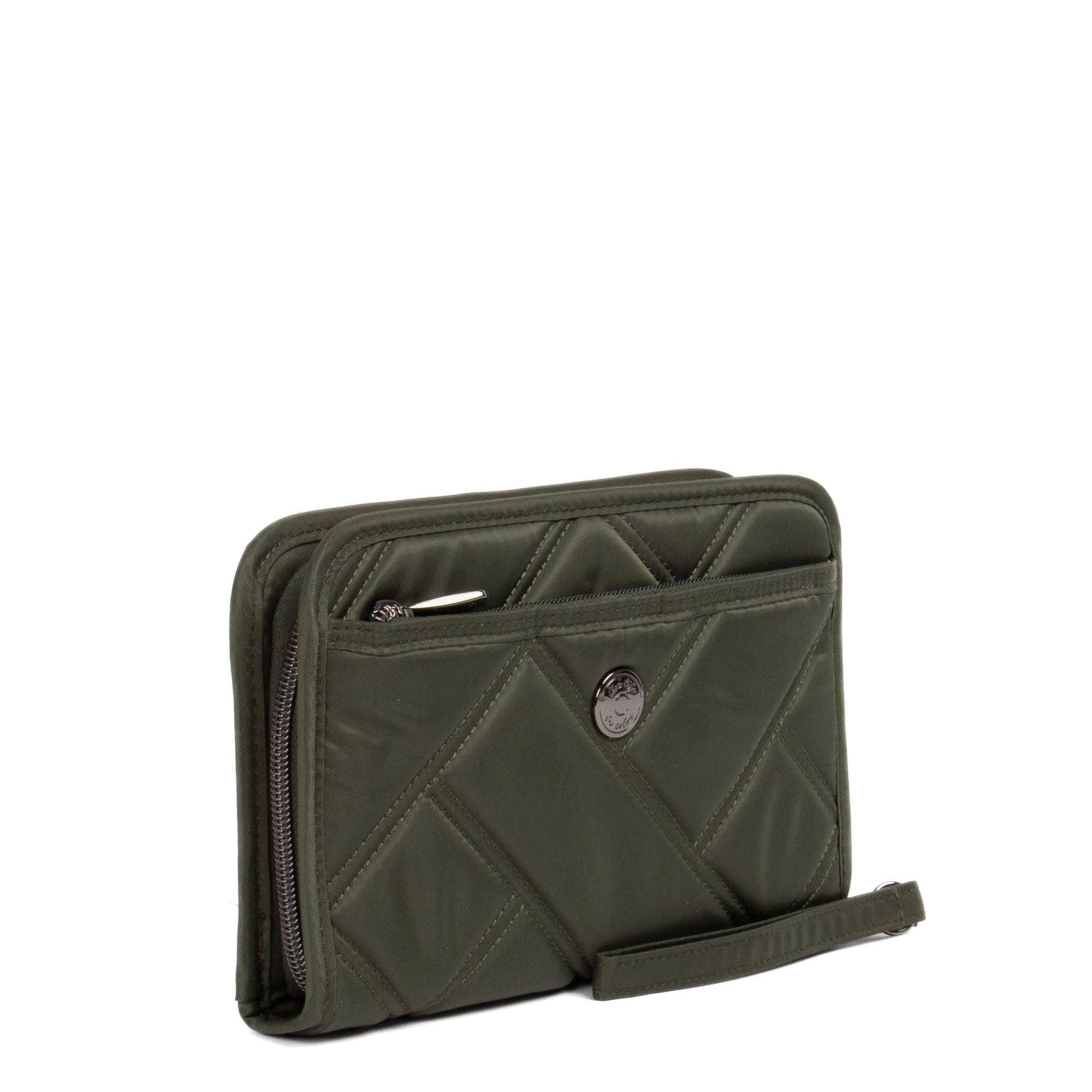 Zeppelin 2 RFID Wristlet Wallet - OLIVE GREEN - Zeppelin_OliveGreen_02_99544b48-21a9-4c87-a77b-25ae0aa06df7