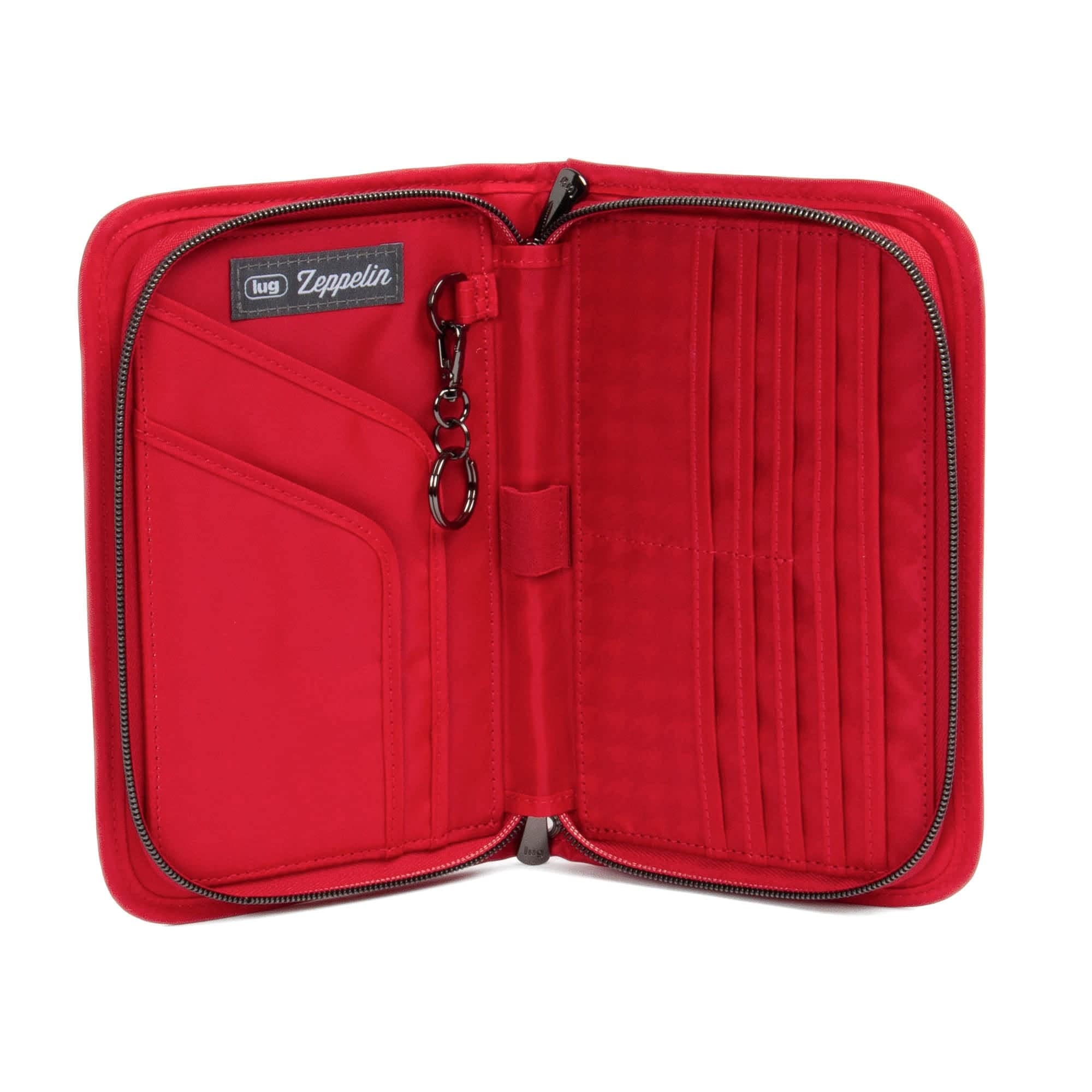 Zeppelin 2 RFID Wristlet Wallet - POPPY RED - Zeppelin_PoppyRed_04