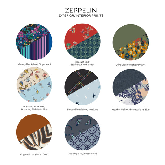 Zeppelin RFID Wristlet Wallet - - Zeppelin_Swatches