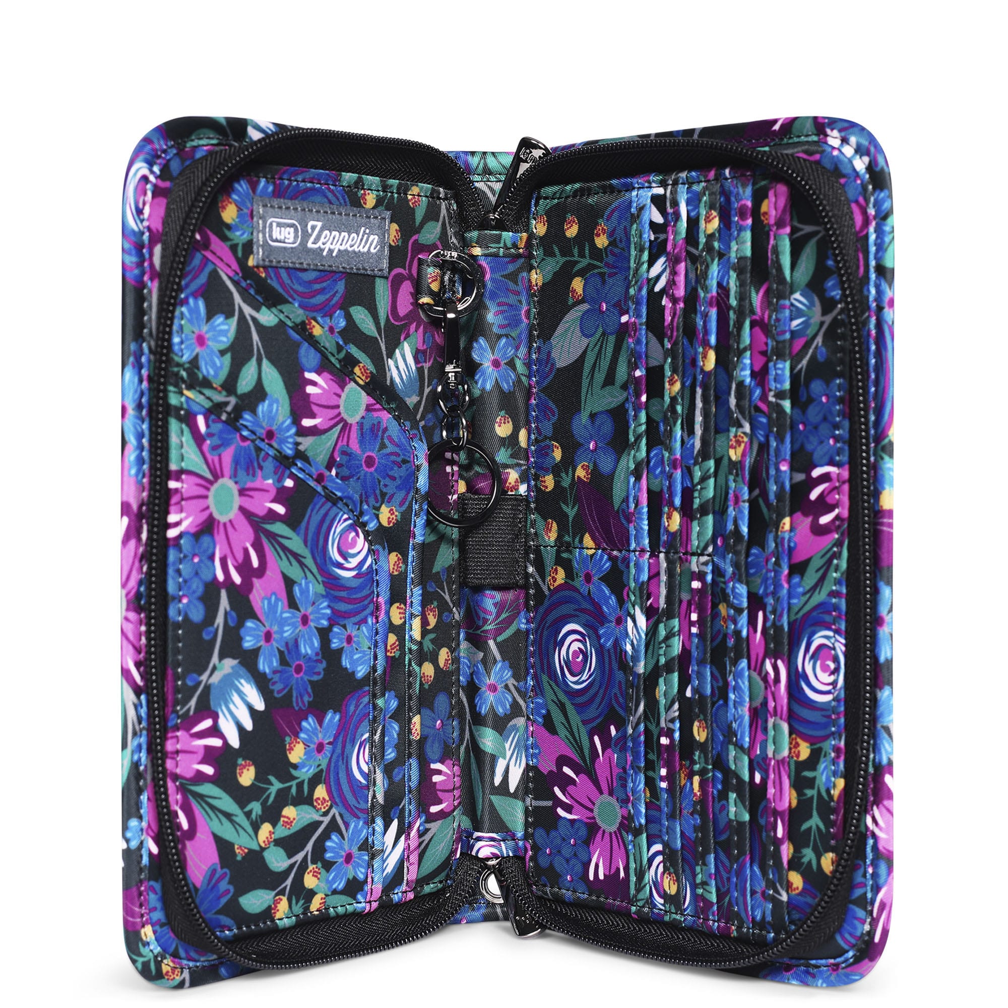 Zeppelin RFID Wristlet Wallet - WHIMSY BLACK - Zeppelin_WhimsyBlack_05