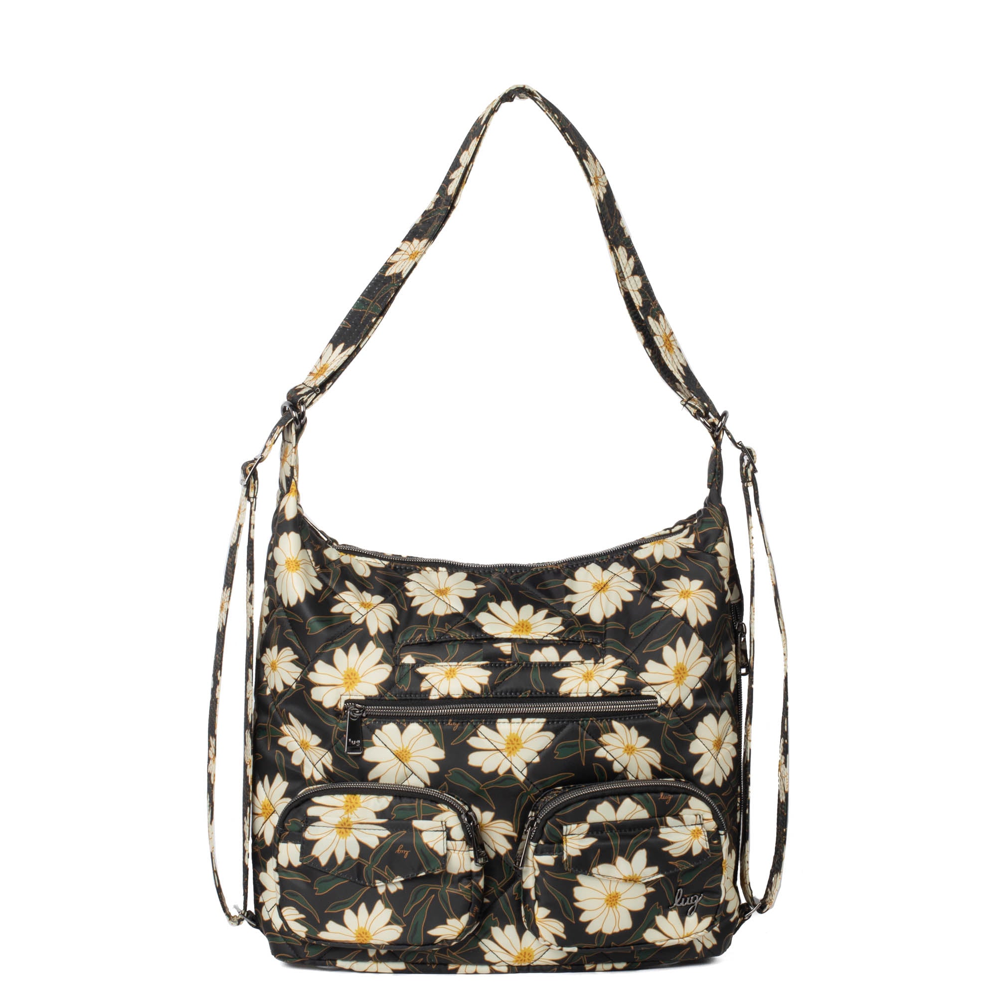 Zipliner 2 Convertible Hobo Bag - AUTUMN DAISIES - Zipliner2_AutumnDaisies_01