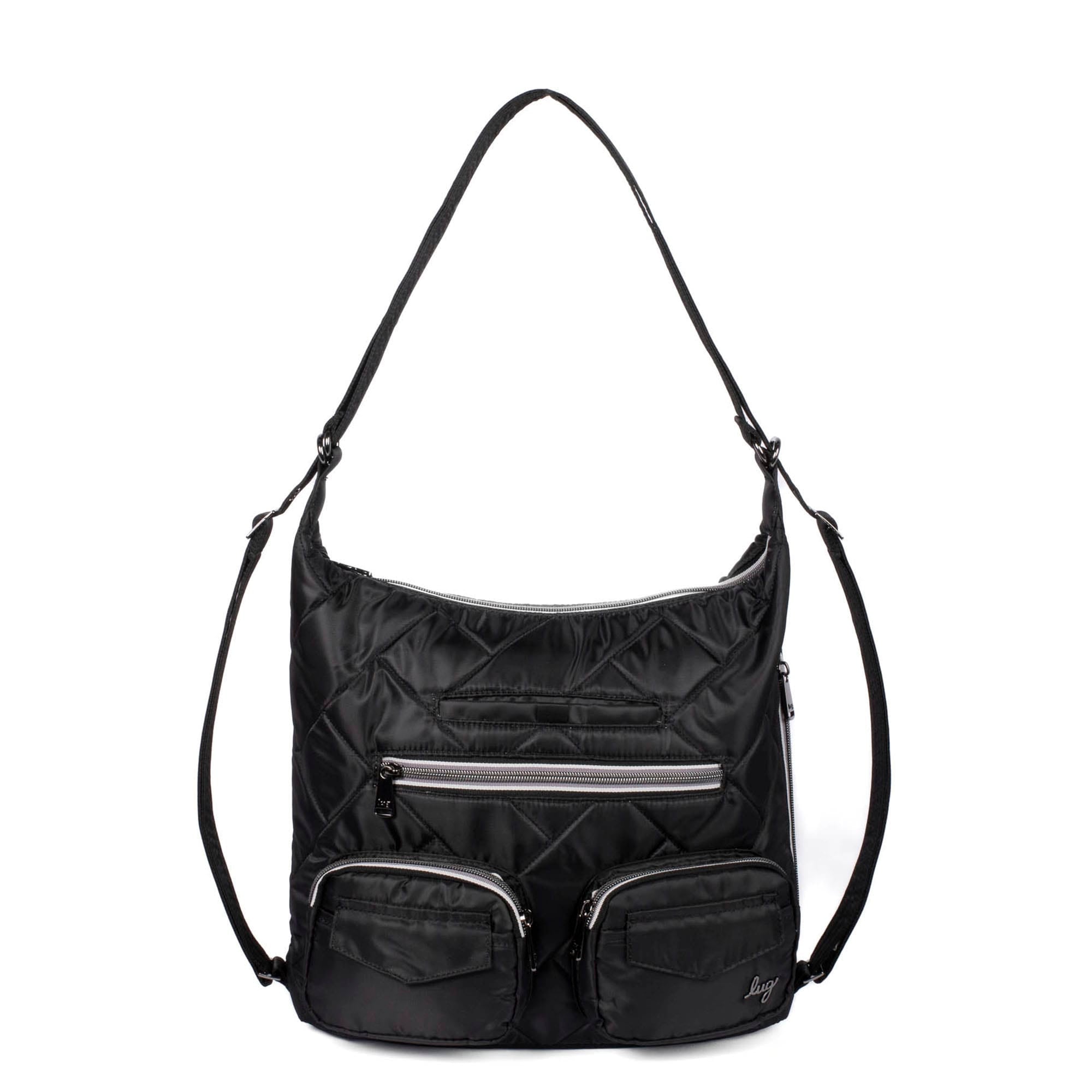 Zipliner 2 Convertible Hobo Bag - BLACK - Zipliner2_Black_01