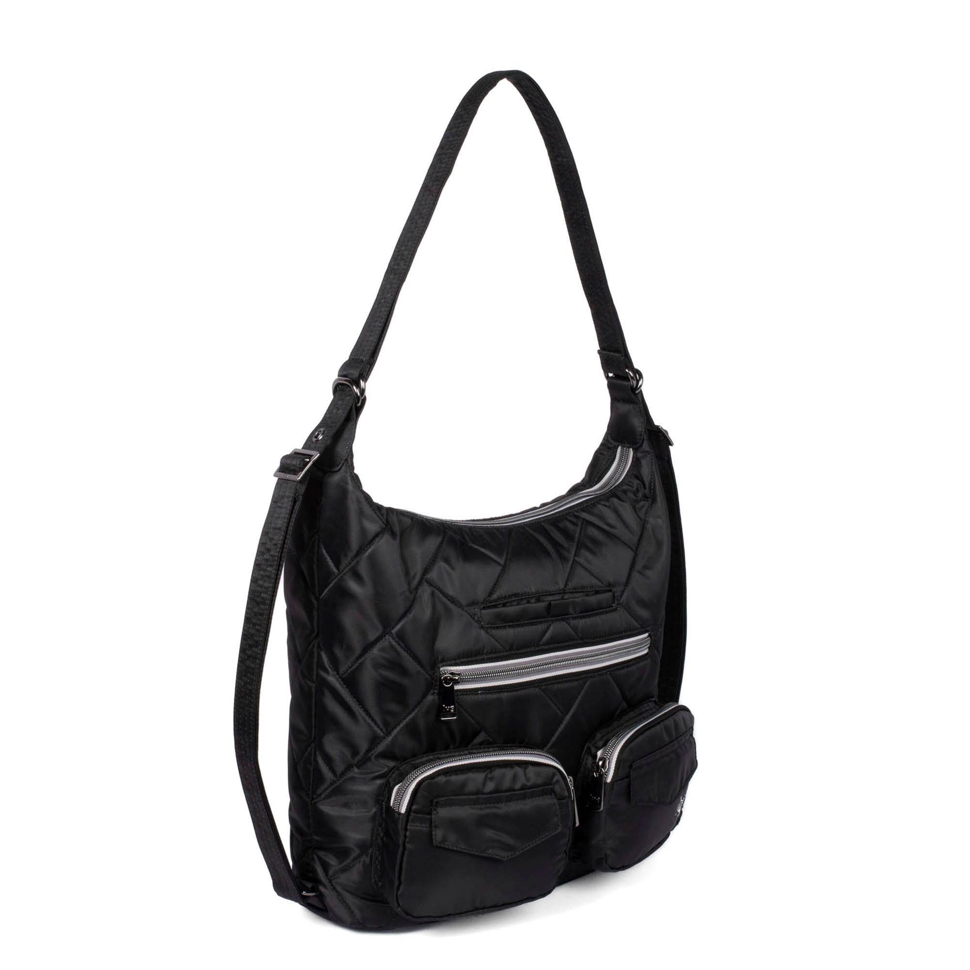 Zipliner 2 Convertible Hobo Bag - BLACK - Zipliner2_Black_02