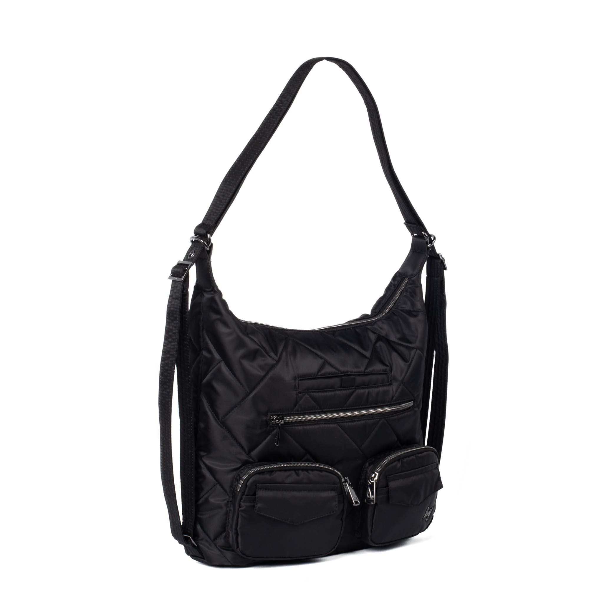 Zipliner 2 Convertible Hobo Bag - BLACK 2 - Zipliner2_Black_02_83673f7d-9f73-4a66-a98c-126b7c25981d