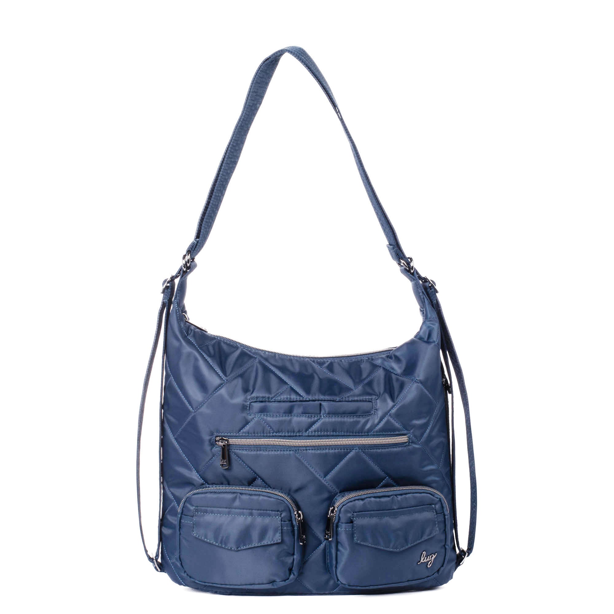 Zipliner 2 Convertible Hobo Bag - INDIGO BLUE - Zipliner2_Indigo_01