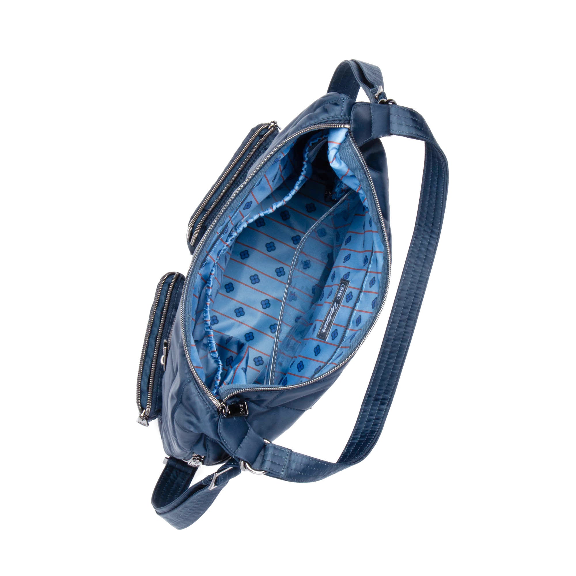 Zipliner 2 Convertible Hobo Bag - INDIGO BLUE - Zipliner2_Indigo_05
