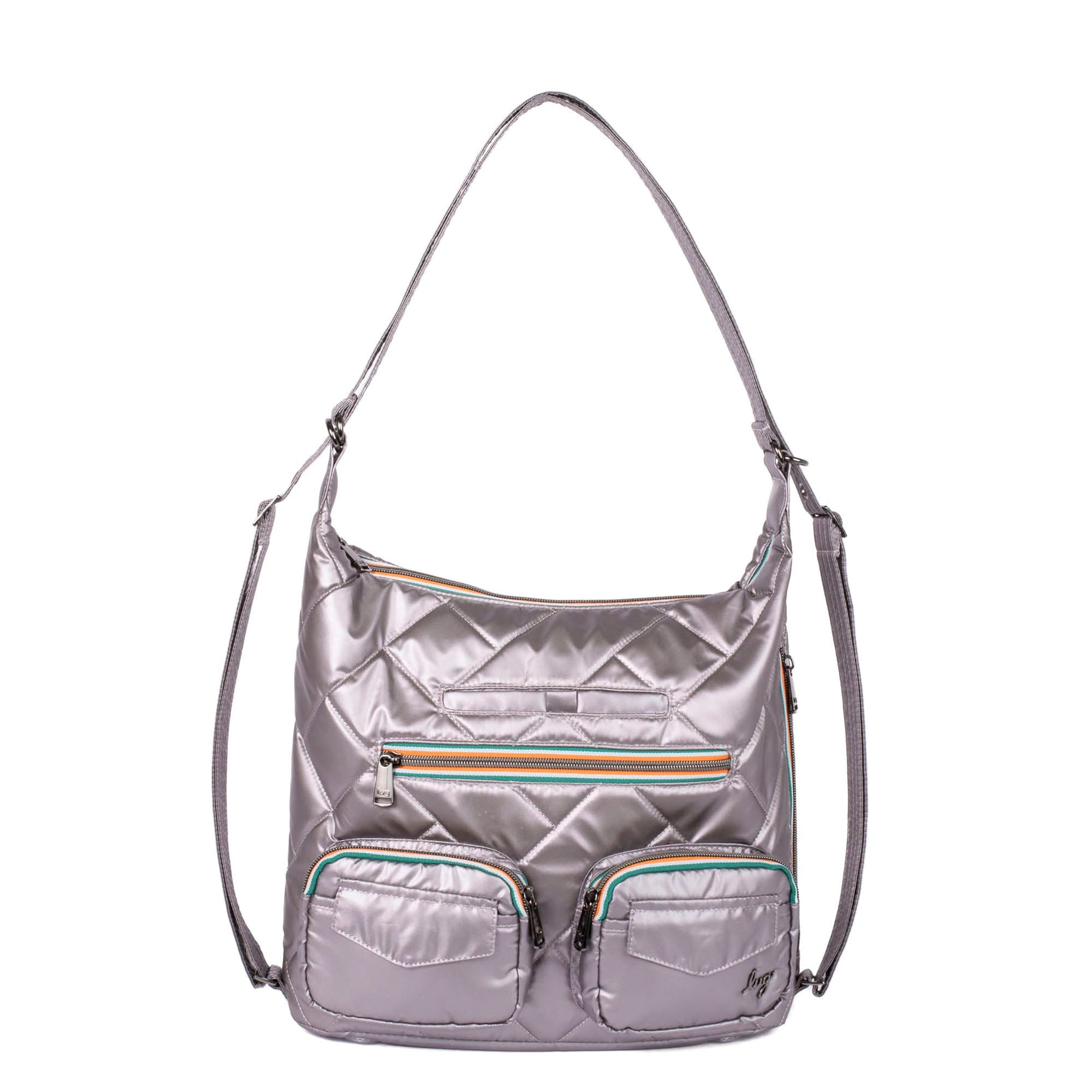 Zipliner 2 Convertible Hobo Bag - METALLIC PEARL - Zipliner2_MetallicPearl_01