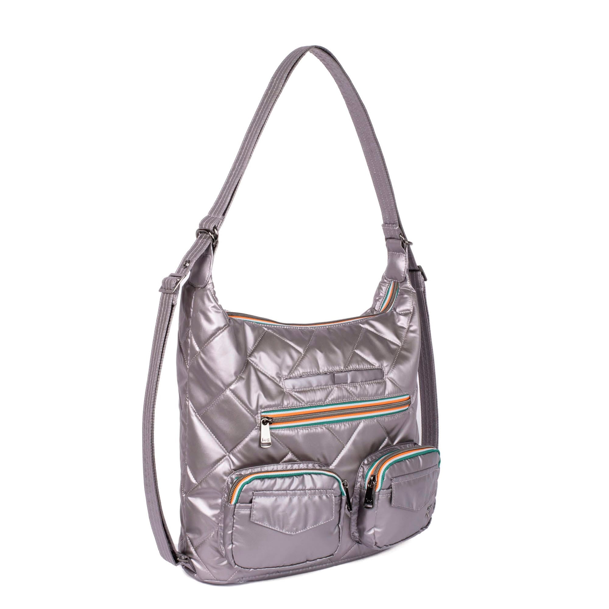 Zipliner 2 Convertible Hobo Bag - METALLIC PEARL - Zipliner2_MetallicPearl_02