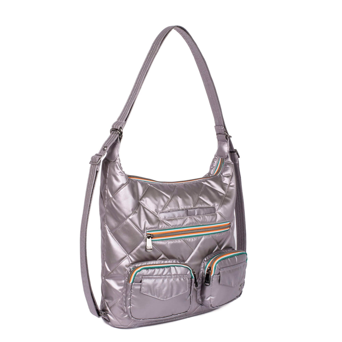 Zipliner 2 Convertible Hobo Bag - METALLIC PEARL - Zipliner2_MetallicPearl_02