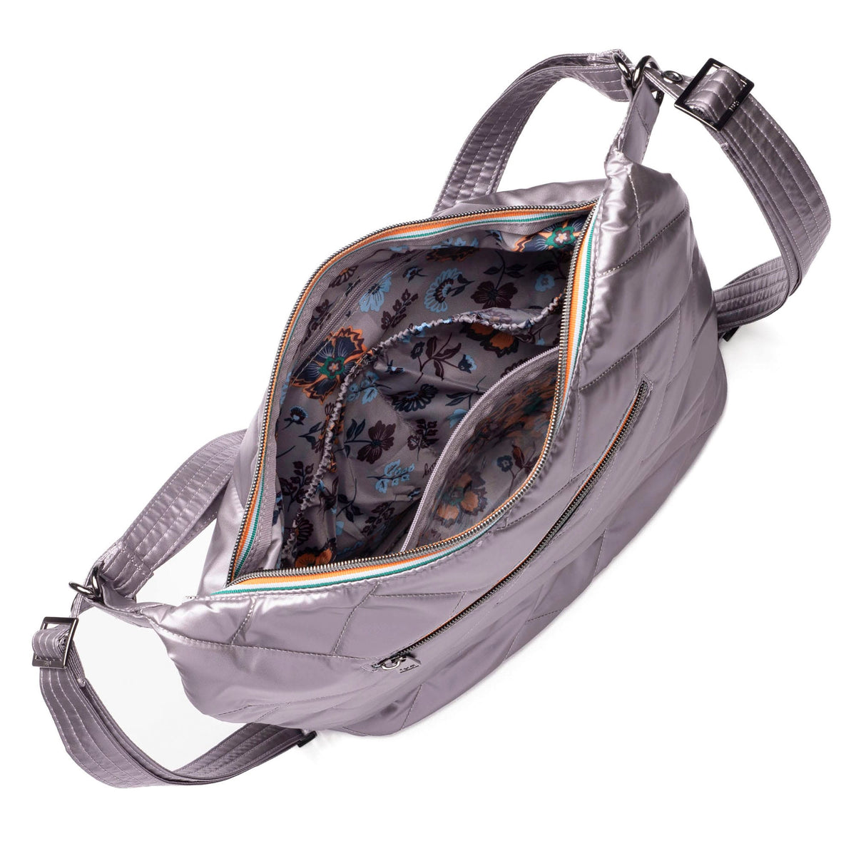 Zipliner 2 Convertible Hobo Bag - METALLIC PEARL - Zipliner2_MetallicPearl_05