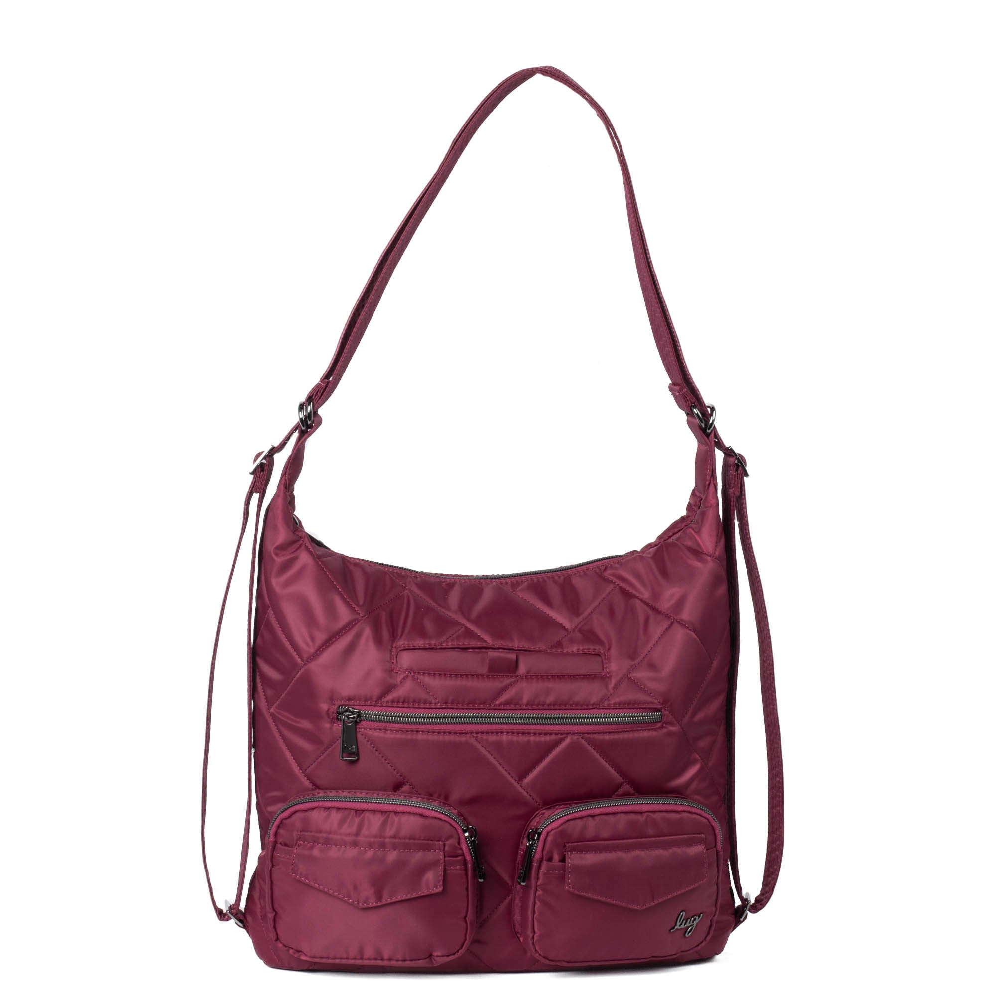 Zipliner 2 Convertible Hobo Bag - RASPBERRY - Zipliner2_Raspberry_01