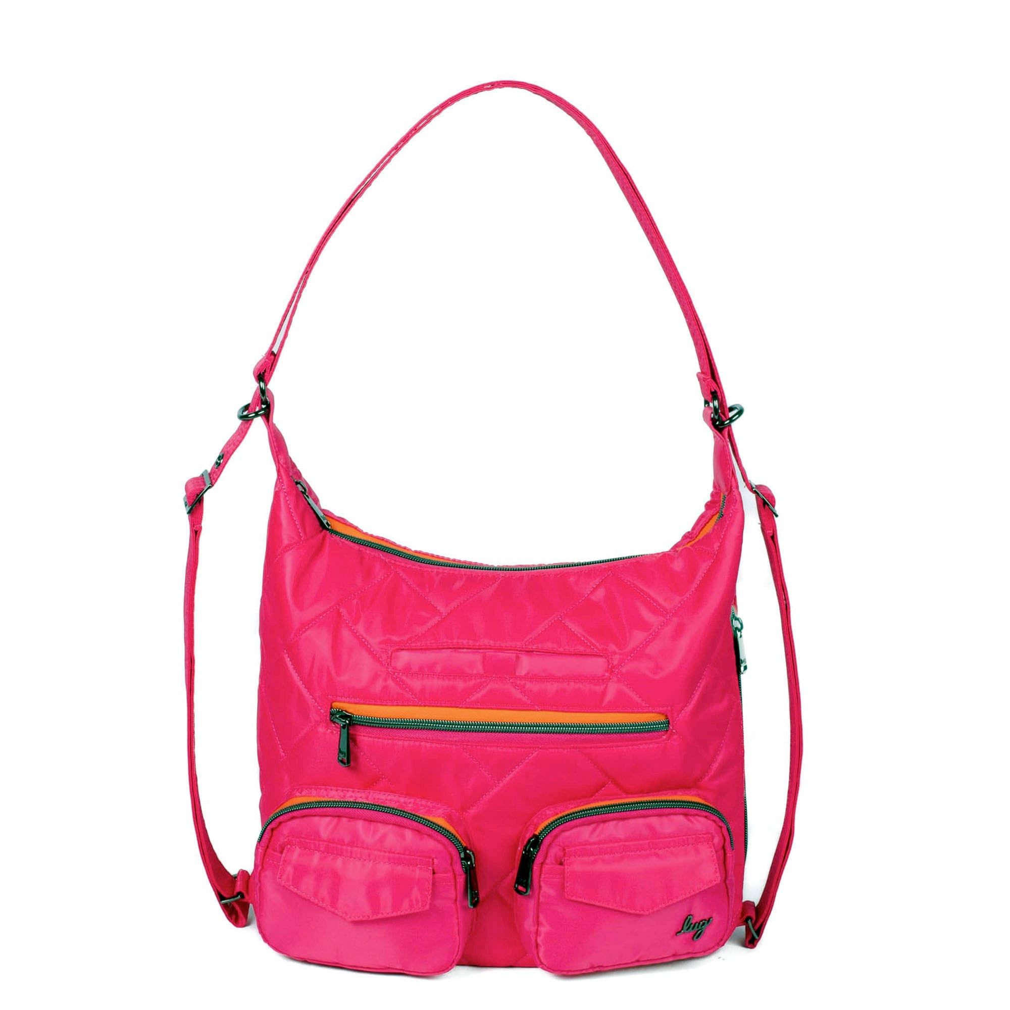 Zipliner 2 Convertible Hobo Bag - ROSETTE PINK - Zipliner2_RosettePink_01