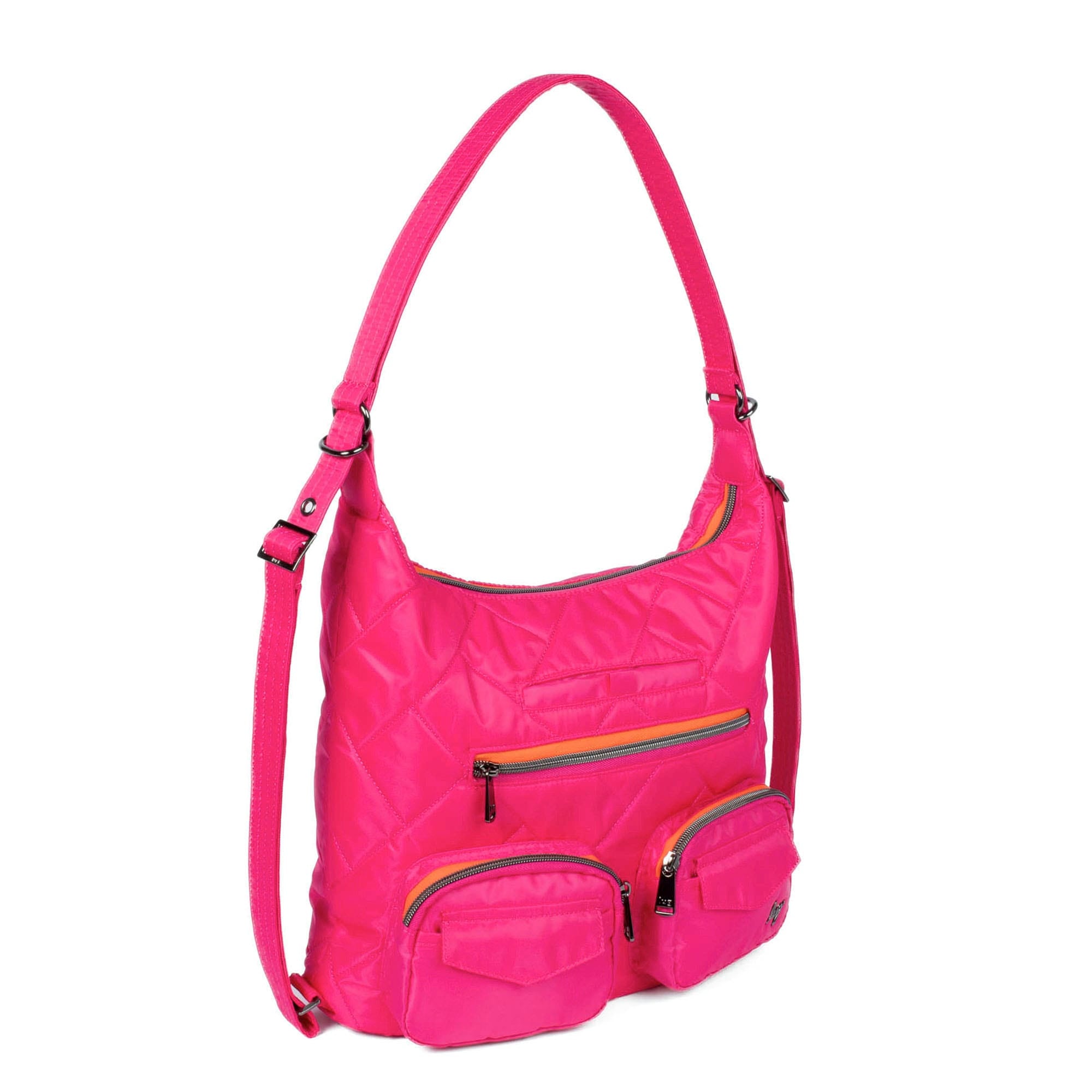 Zipliner 2 Convertible Hobo Bag - ROSETTE PINK - Zipliner2_RosettePink_02