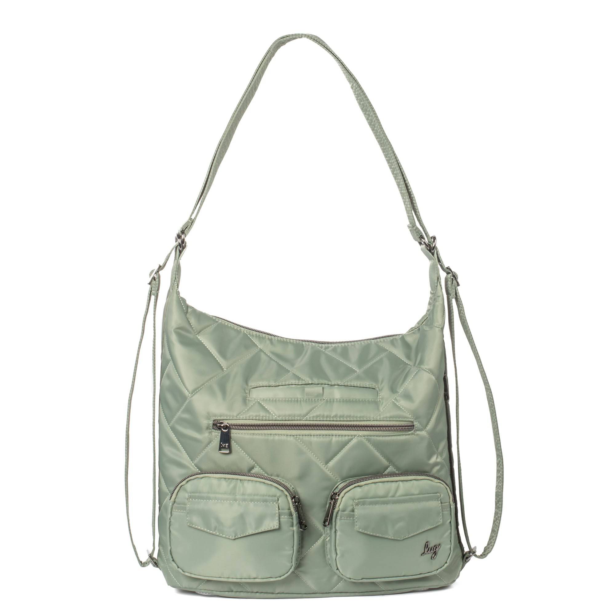 Zipliner 2 Convertible Hobo Bag - SAGE GREEN - Zipliner2_Sage_01