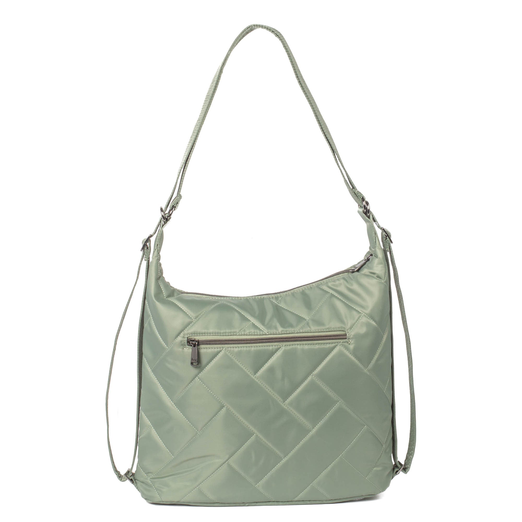 Zipliner 2 Convertible Hobo Bag - SAGE GREEN - Zipliner2_Sage_04