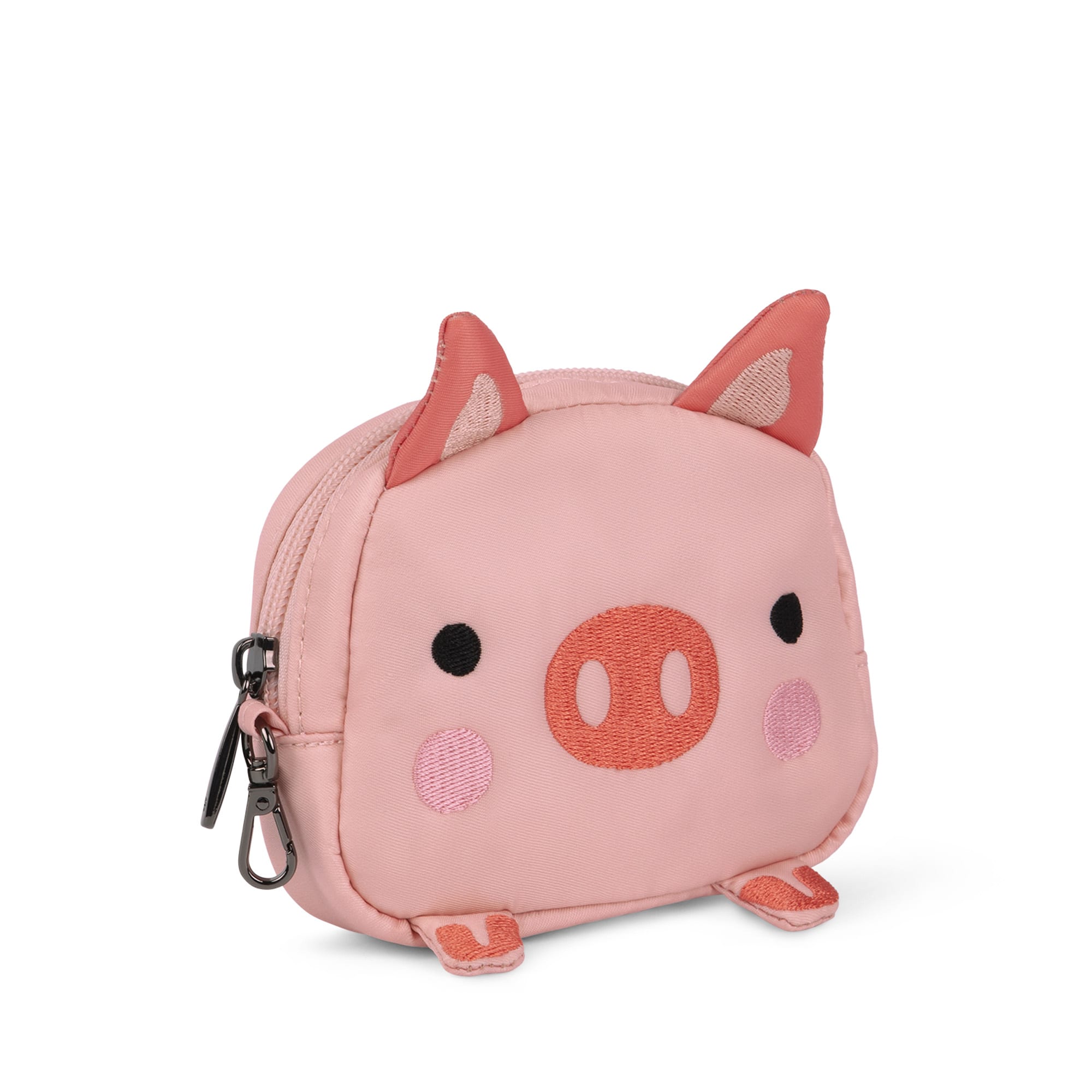 Zippy Friends Zip Pouch - PIG - Zippy_20Friends_Blush_Rose_Camo_Strap_02