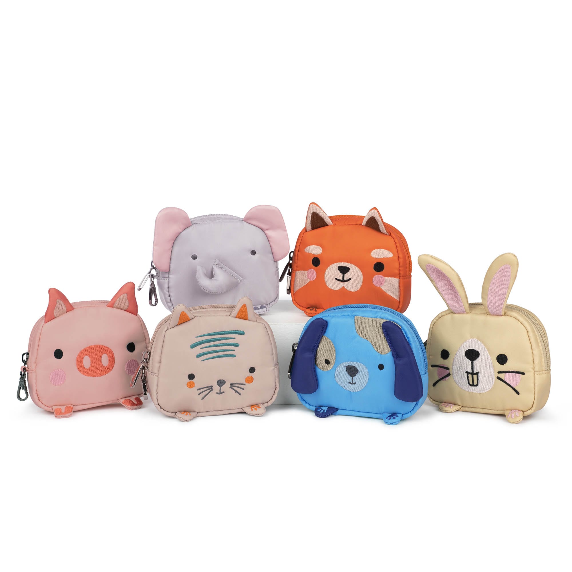 Zippy Friends Zip Pouch - PIG - Zippy_20Friends_Group_01