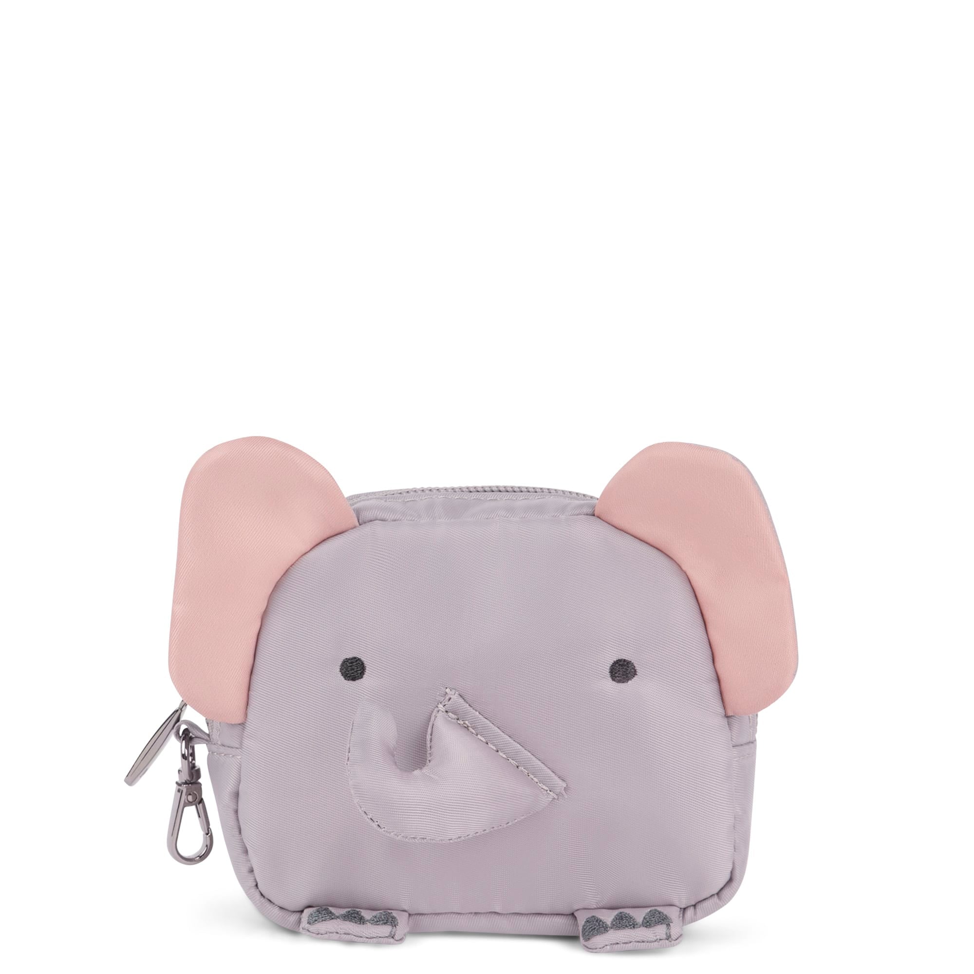 Zippy Friends Zip Pouch - ELEPHANT - Zippy_20Friends_Pearl_Grey_01