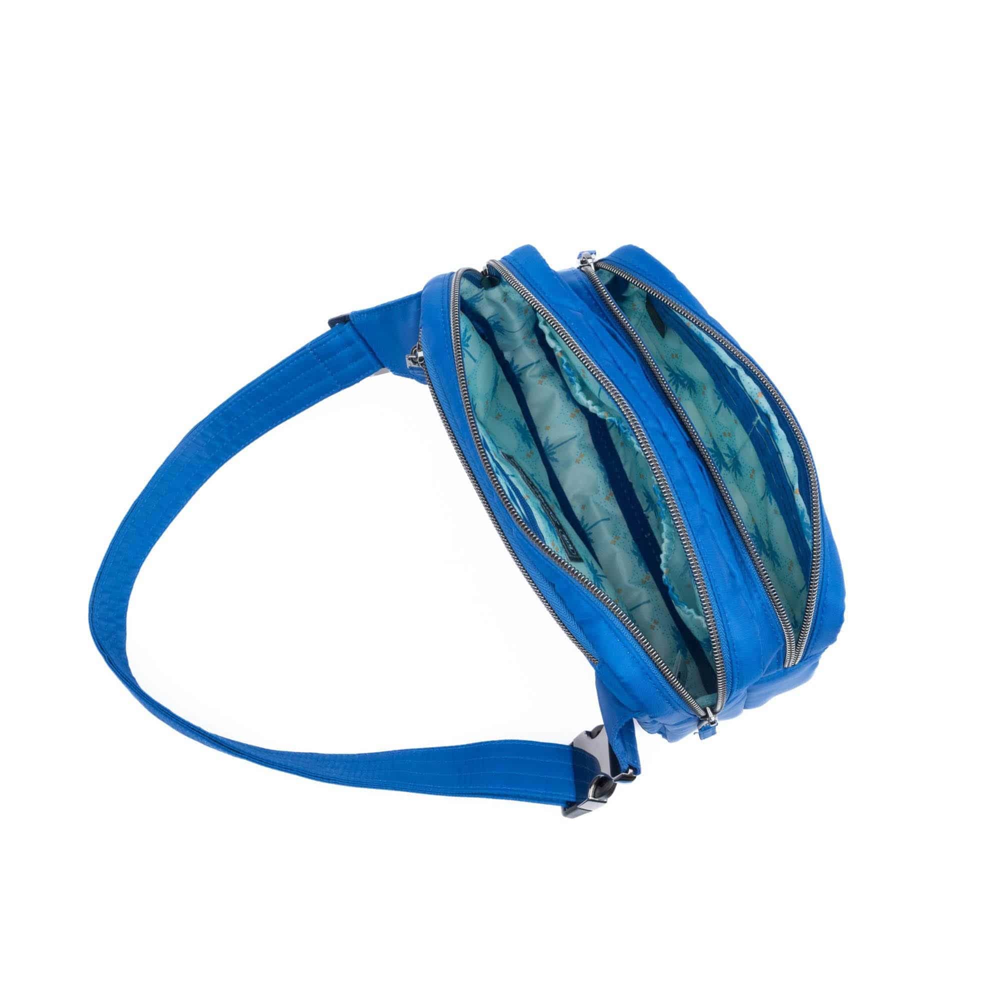 Double Back Belt Bag - AZURE BLUE - b3559936-b721-4963-886c-53b4b282f50f
