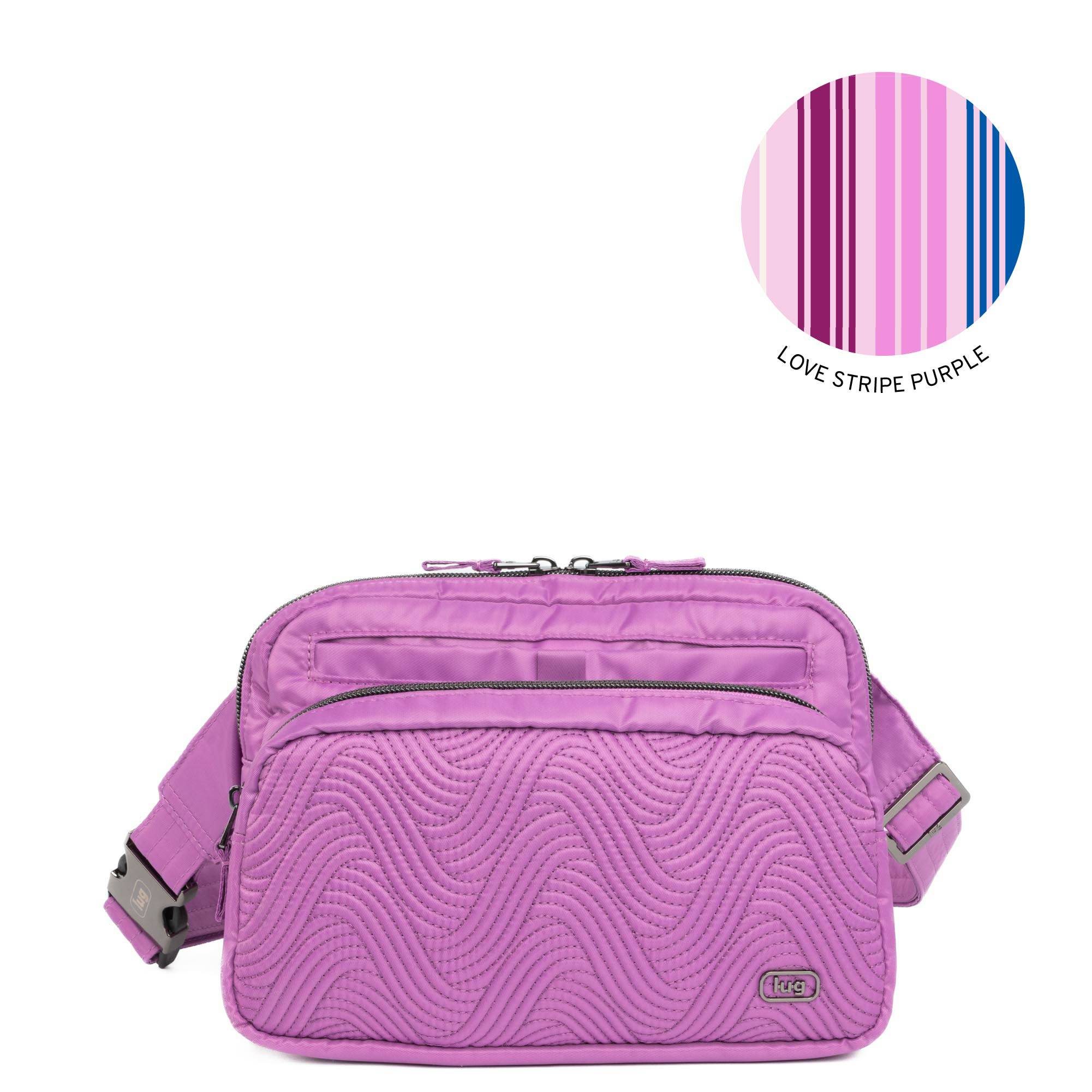 Double Back Belt Bag - ACAI BERRY - dab9926a-215f-468a-a027-e2154b9d3f4c