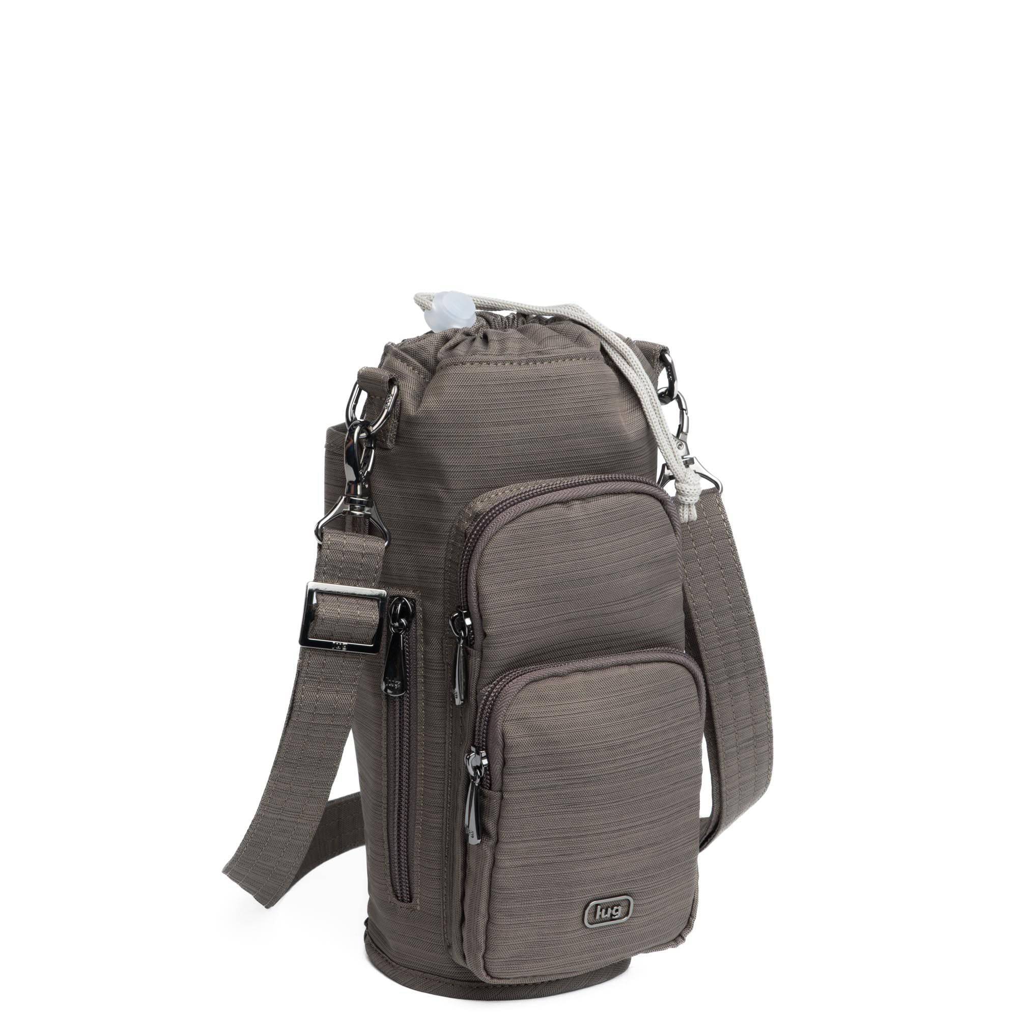 Huggie XL Crossbody Bottle Holder - BRUSHED WALNUT - huggiexl_brushedwalnut_02