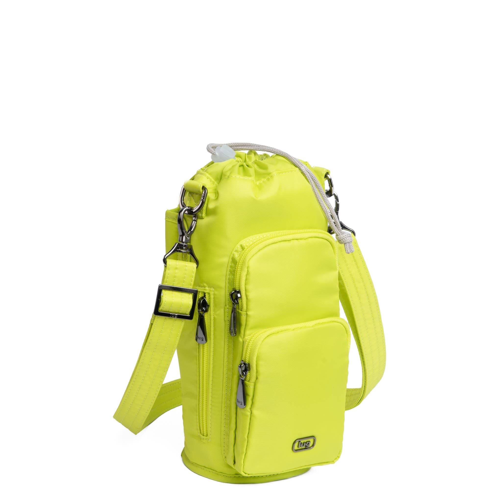 Huggie XL Crossbody Bottle Holder - LEMON LIME - huggiexl_lemonlime_02