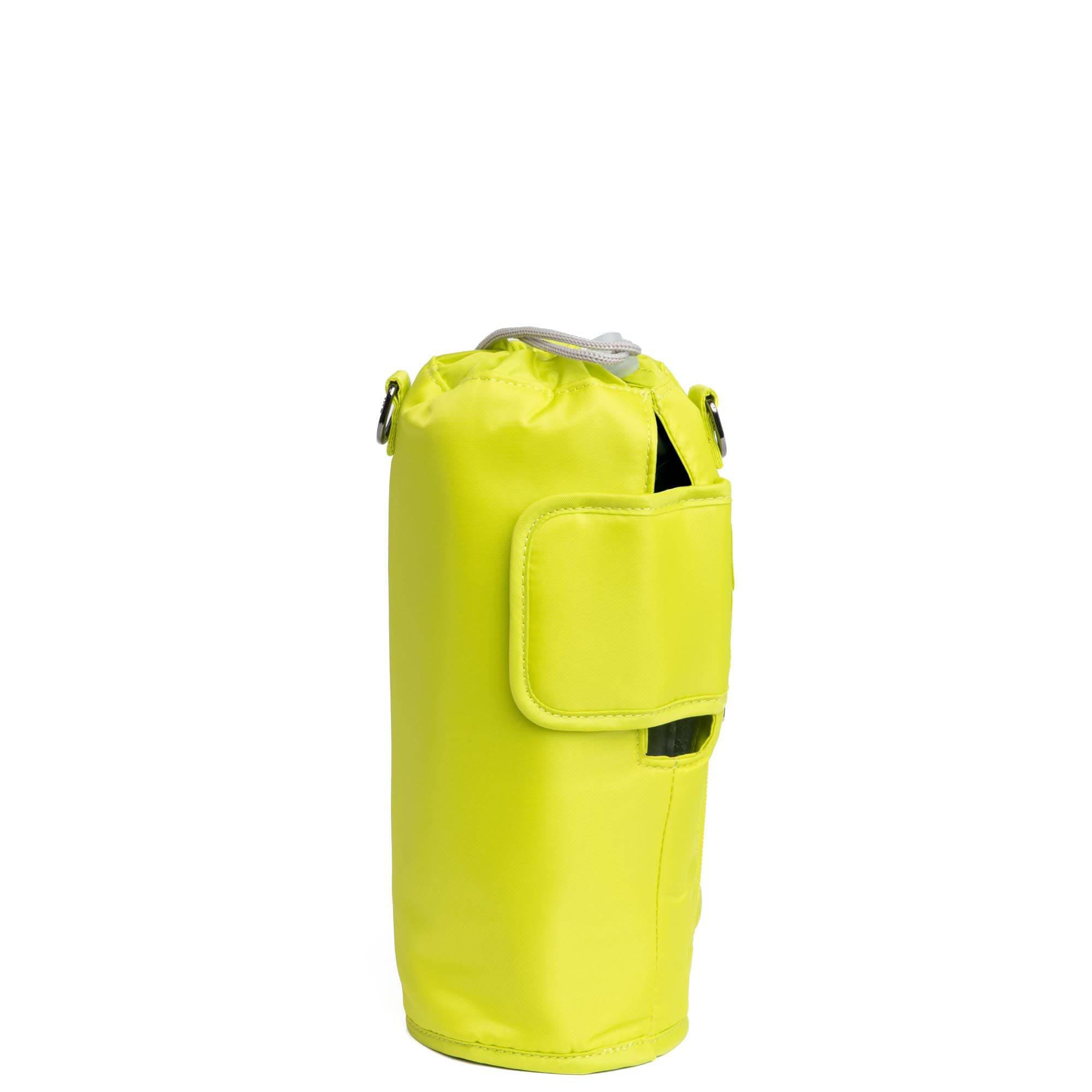Huggie XL Crossbody Bottle Holder - LEMON LIME - huggiexl_lemonlime_04