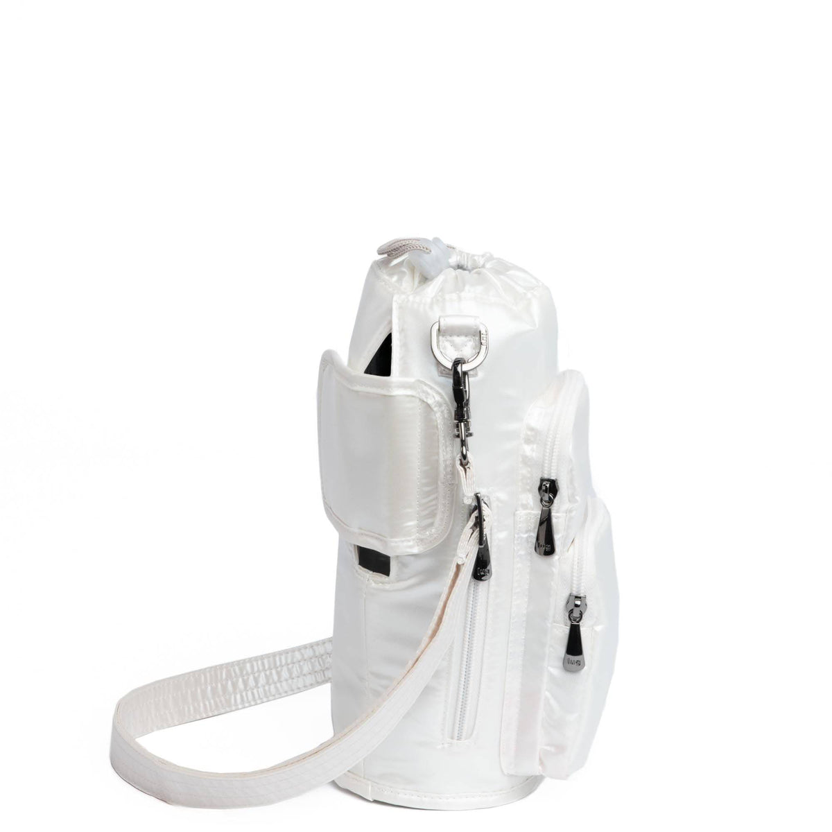 Huggie XL Crossbody Bottle Holder - METALLIC DIAMOND - huggiexl_metallicdiamond_03