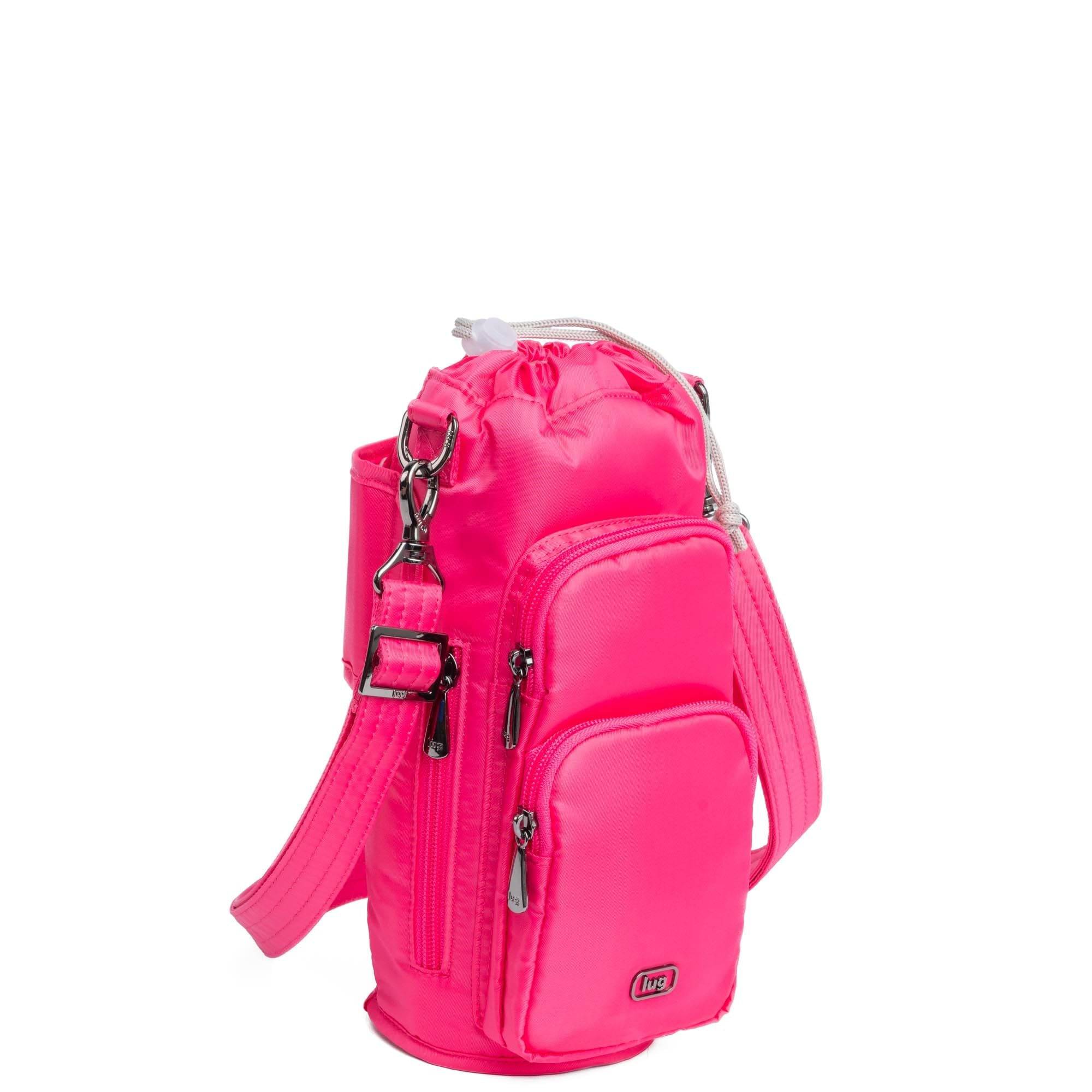Huggie XL Crossbody Bottle Holder - POWERFUL PINK - huggiexl_powerfulpink_02
