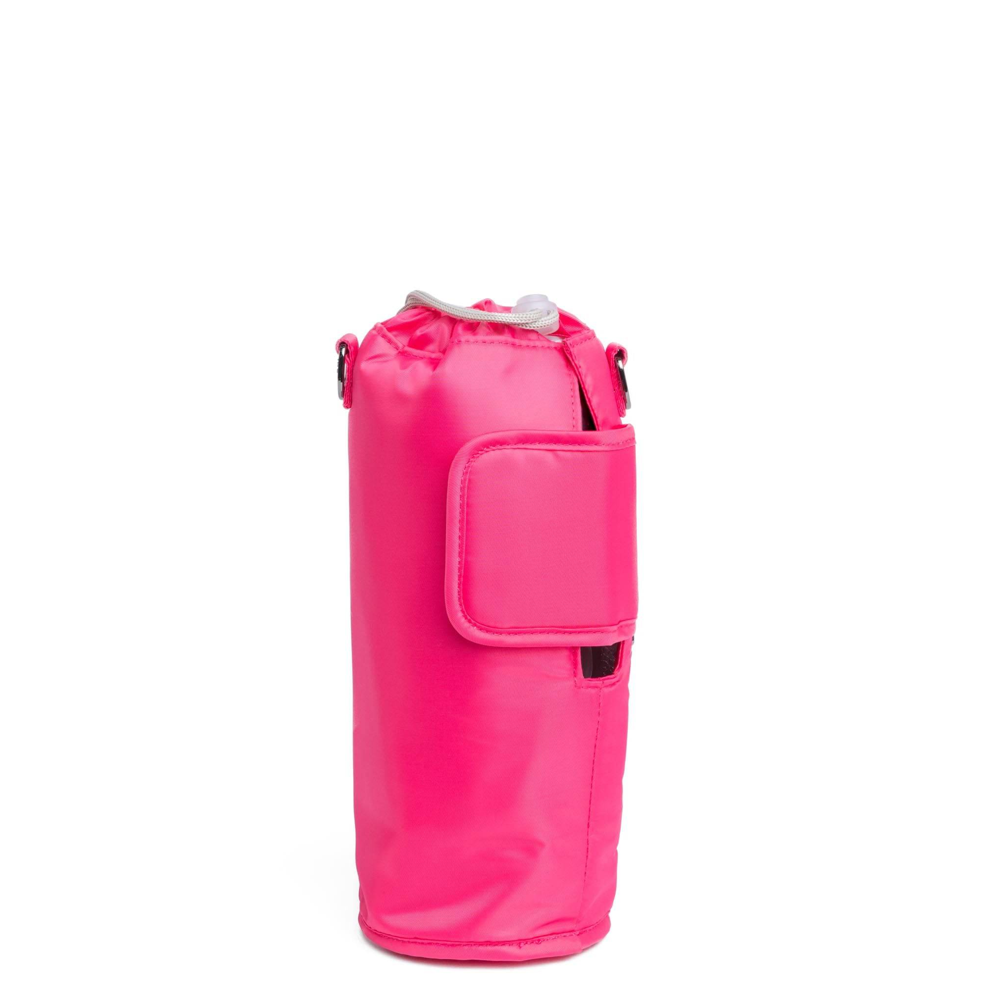 Huggie XL Crossbody Bottle Holder - POWERFUL PINK - huggiexl_powerfulpink_04