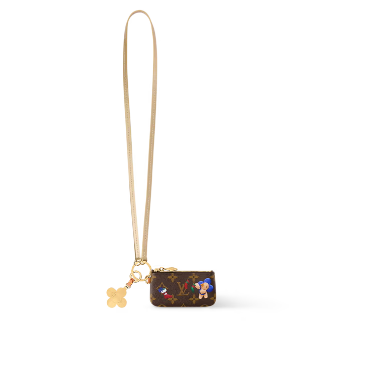 Louis Vuitton Vivienne Winter Holiday Phone Holder – Limited Edition Monogram Design Est. Value $1,010 - - louis-vuitton-phone-holder--M15338_PM2_Frontview