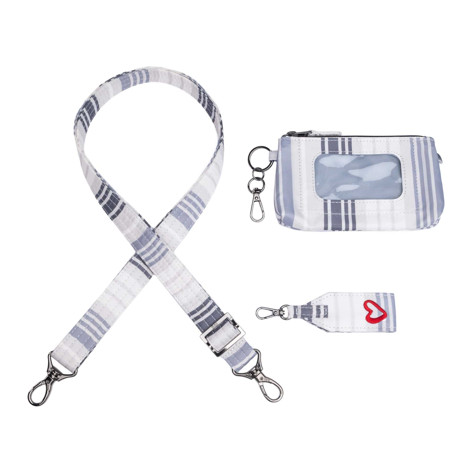 Love Accessory 3pc Bundle - LOVE STRIPE METALLIC SILVER - loveaccessory3pcbundle_lovestripemetallicsilver_02