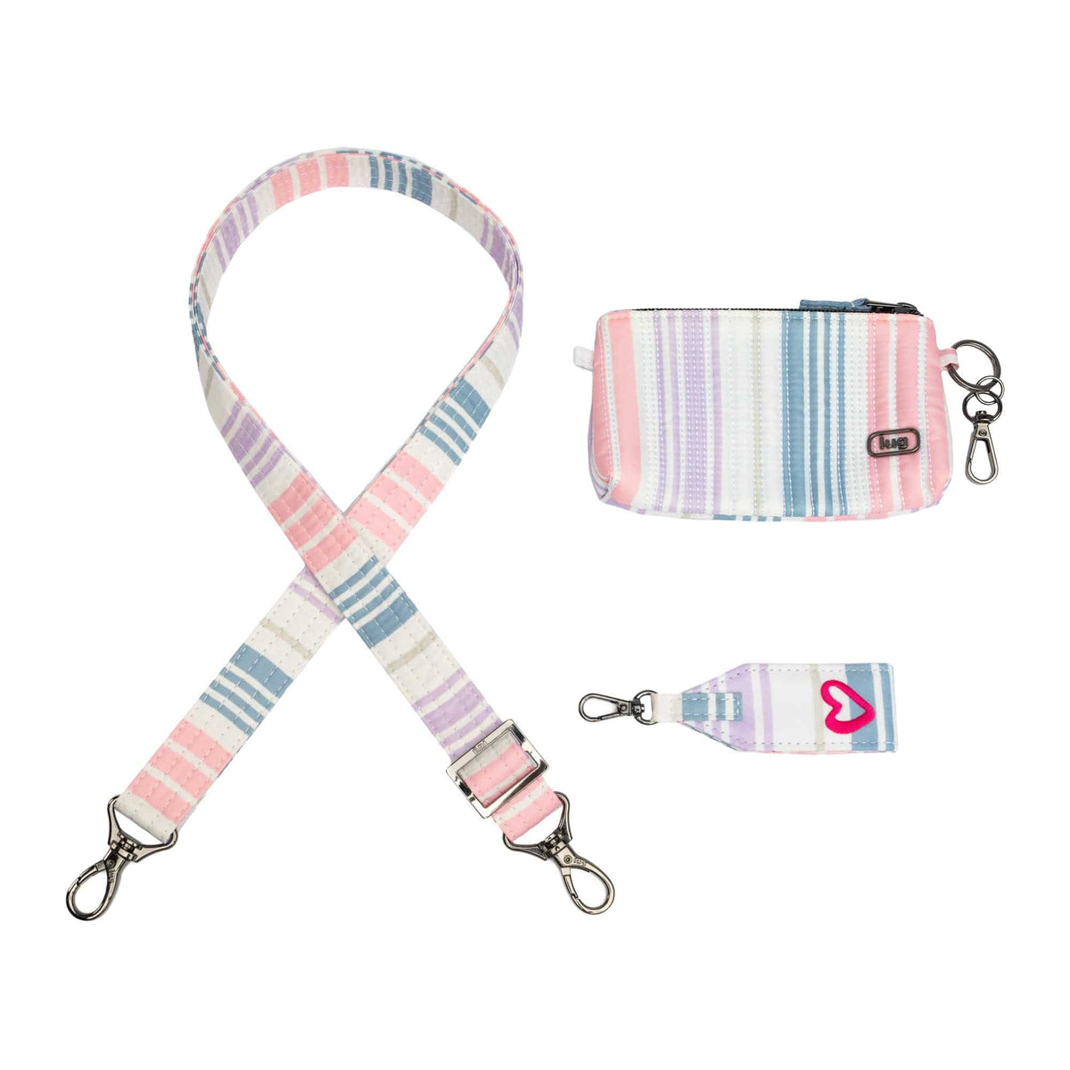Love Accessory 3pc Bundle - LOVE STRIPE PASTELS - loveaccessory3pcbundle_lovestripepastels_01